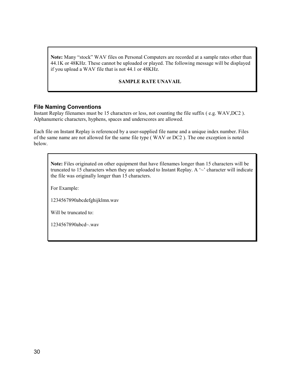 360 Systems Instant Replay 2 User Manual | Page 30 / 47