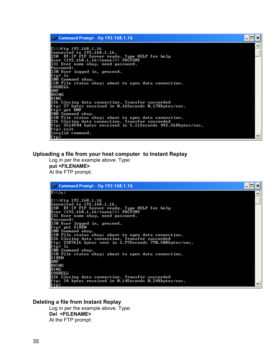 360 Systems Instant Replay 2 User Manual | Page 35 / 47