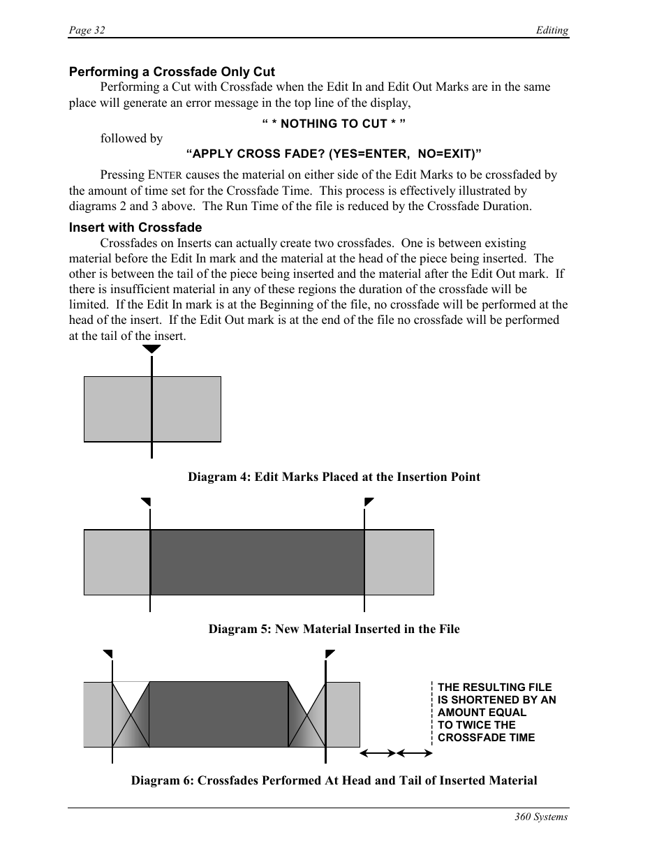 360 Systems Short/Cut Editor User Manual | Page 40 / 84