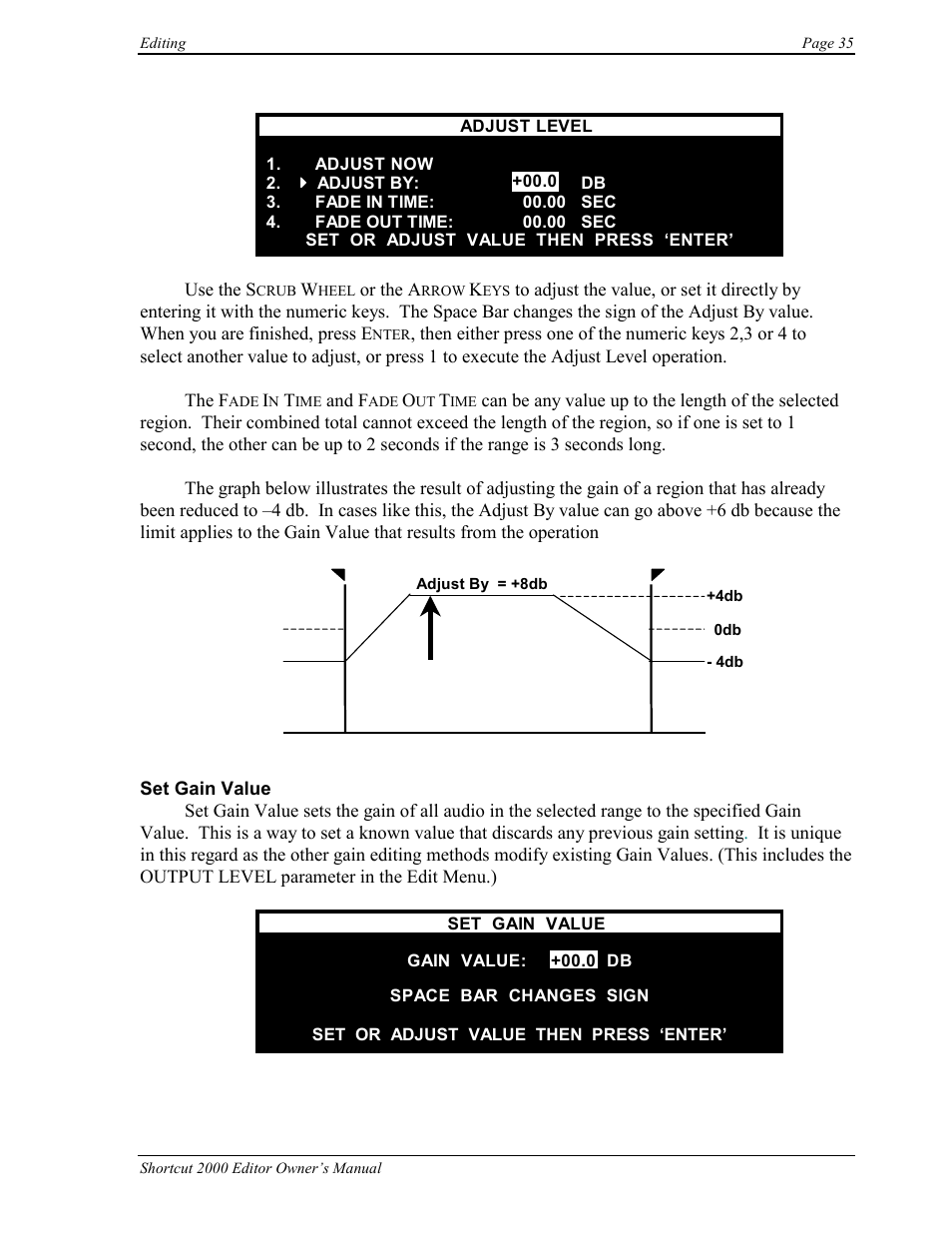 360 Systems Short/Cut Editor User Manual | Page 43 / 84