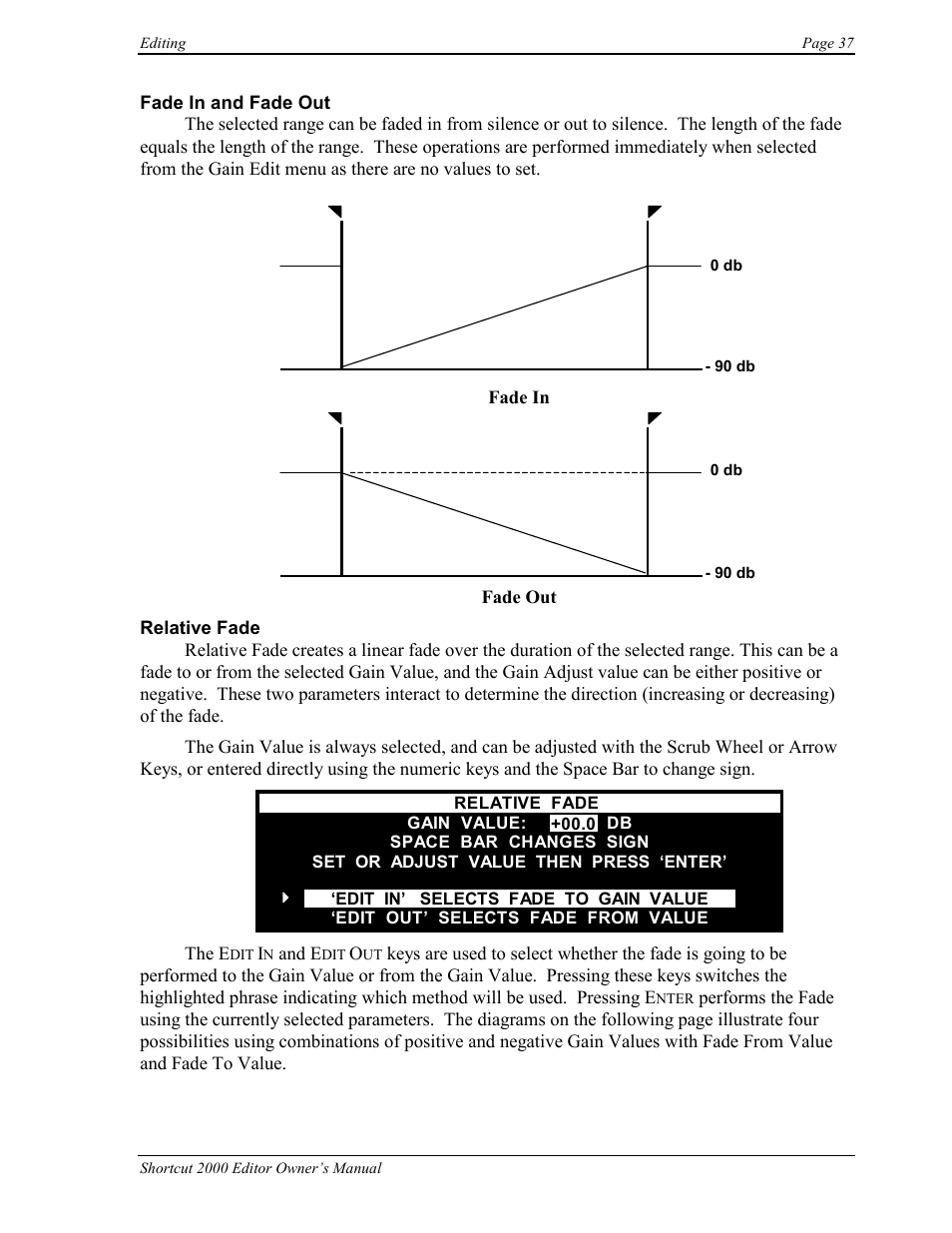 360 Systems Short/Cut Editor User Manual | Page 45 / 84