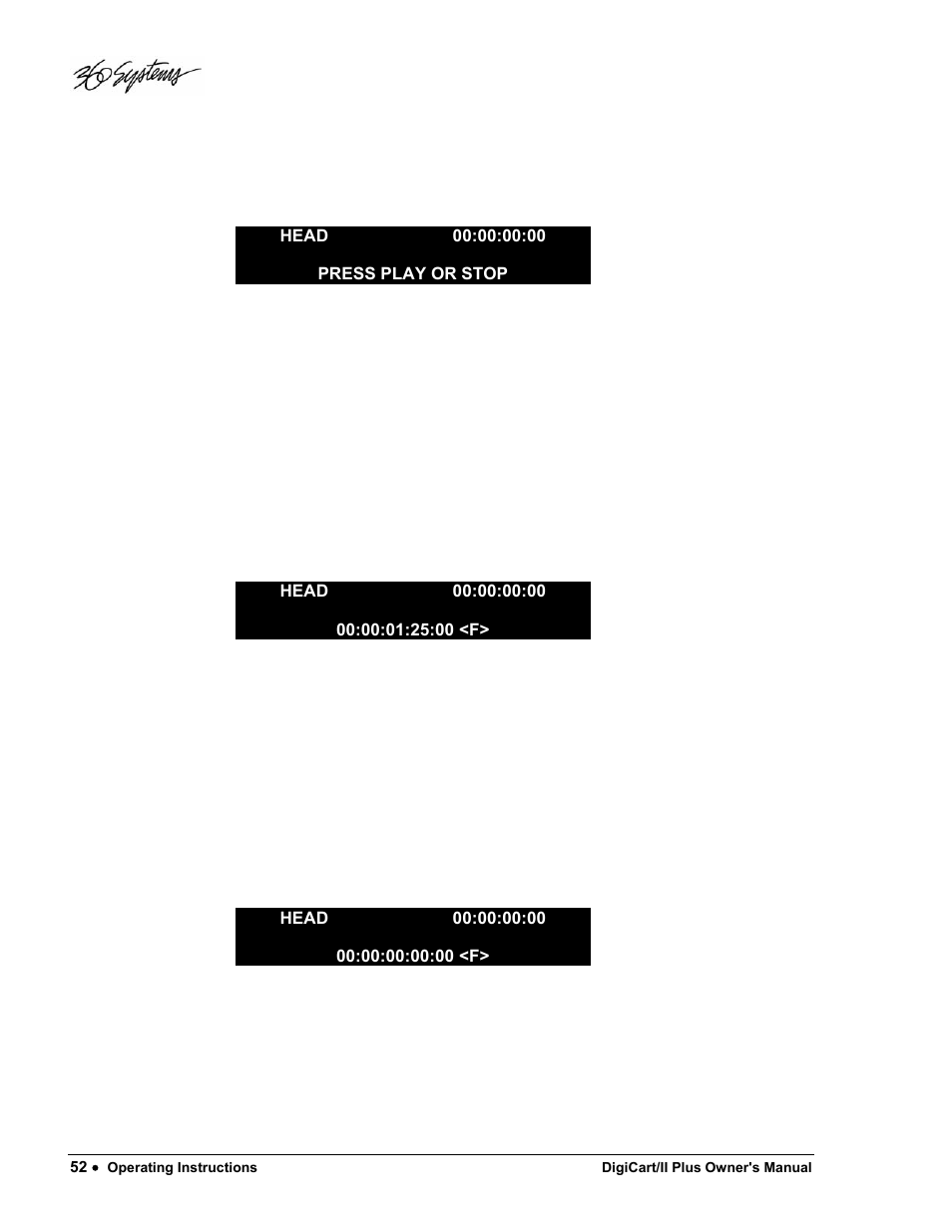 360 Systems DigiCart/II Plus User Manual | Page 64 / 109