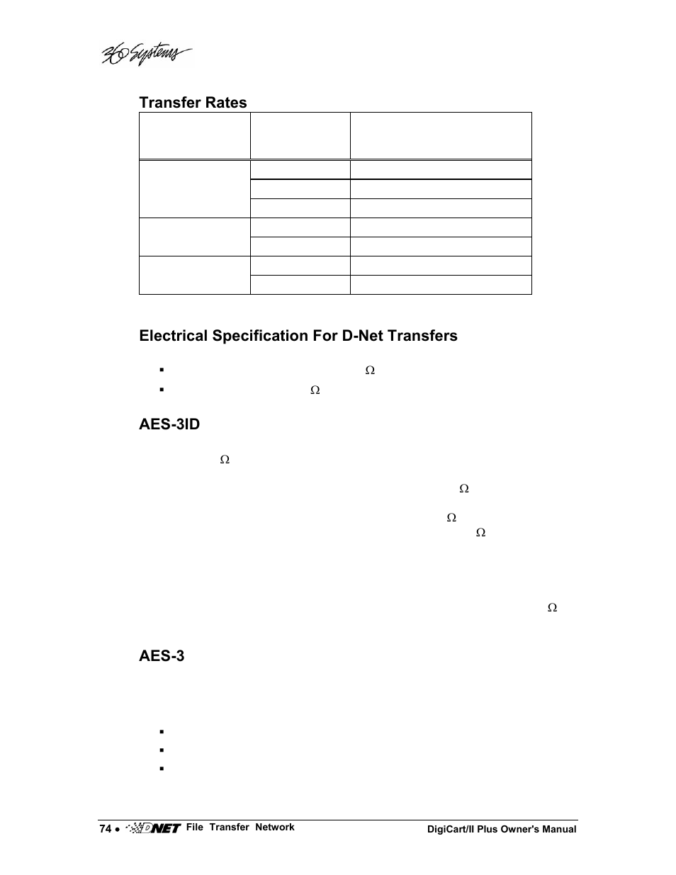 360 Systems DigiCart/II Plus User Manual | Page 86 / 109