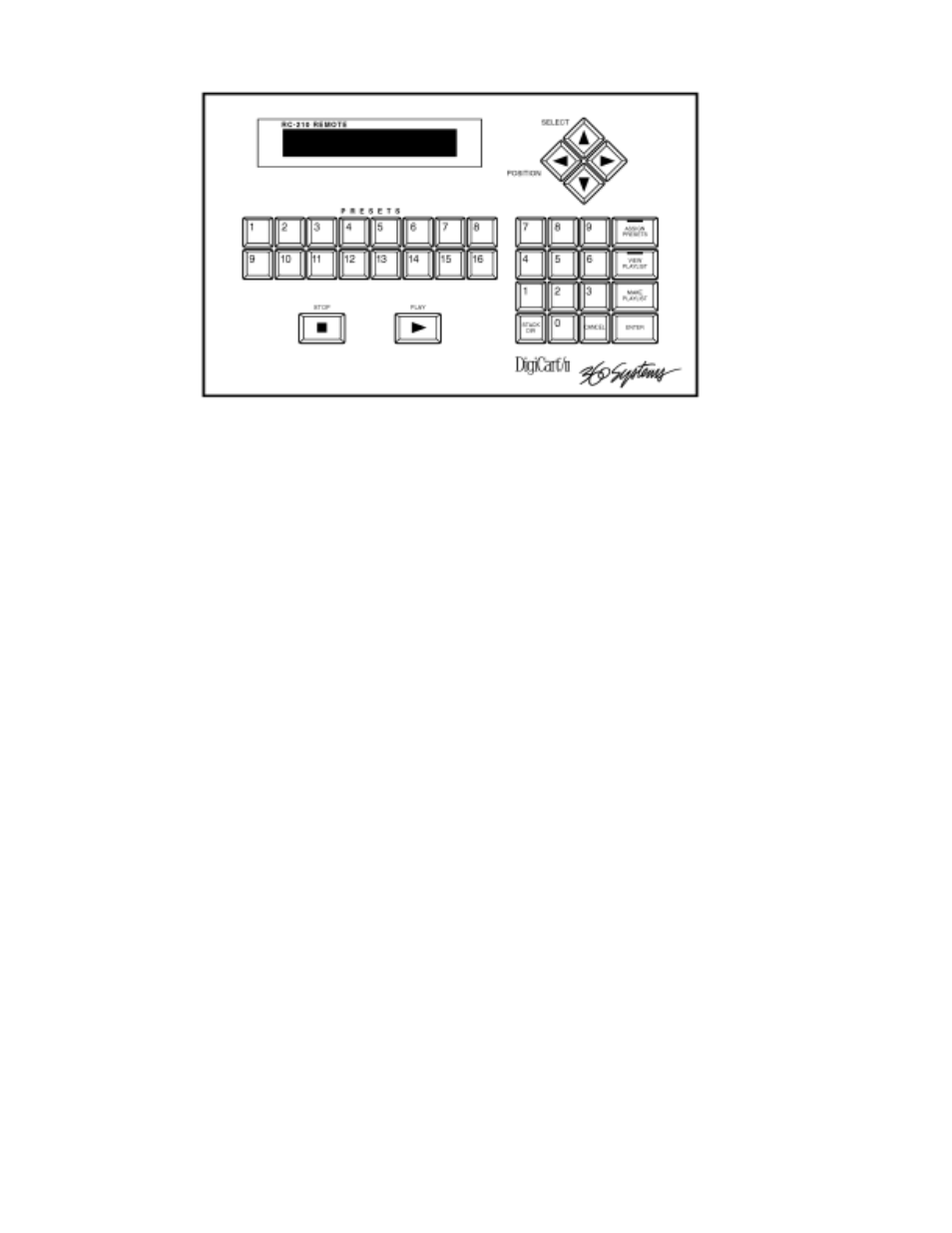 Rc-210 remote control, Play only, Connecting the rc-210 to your digicart | 360 Systems RC-220 Remote Controls User Manual | Page 14 / 34