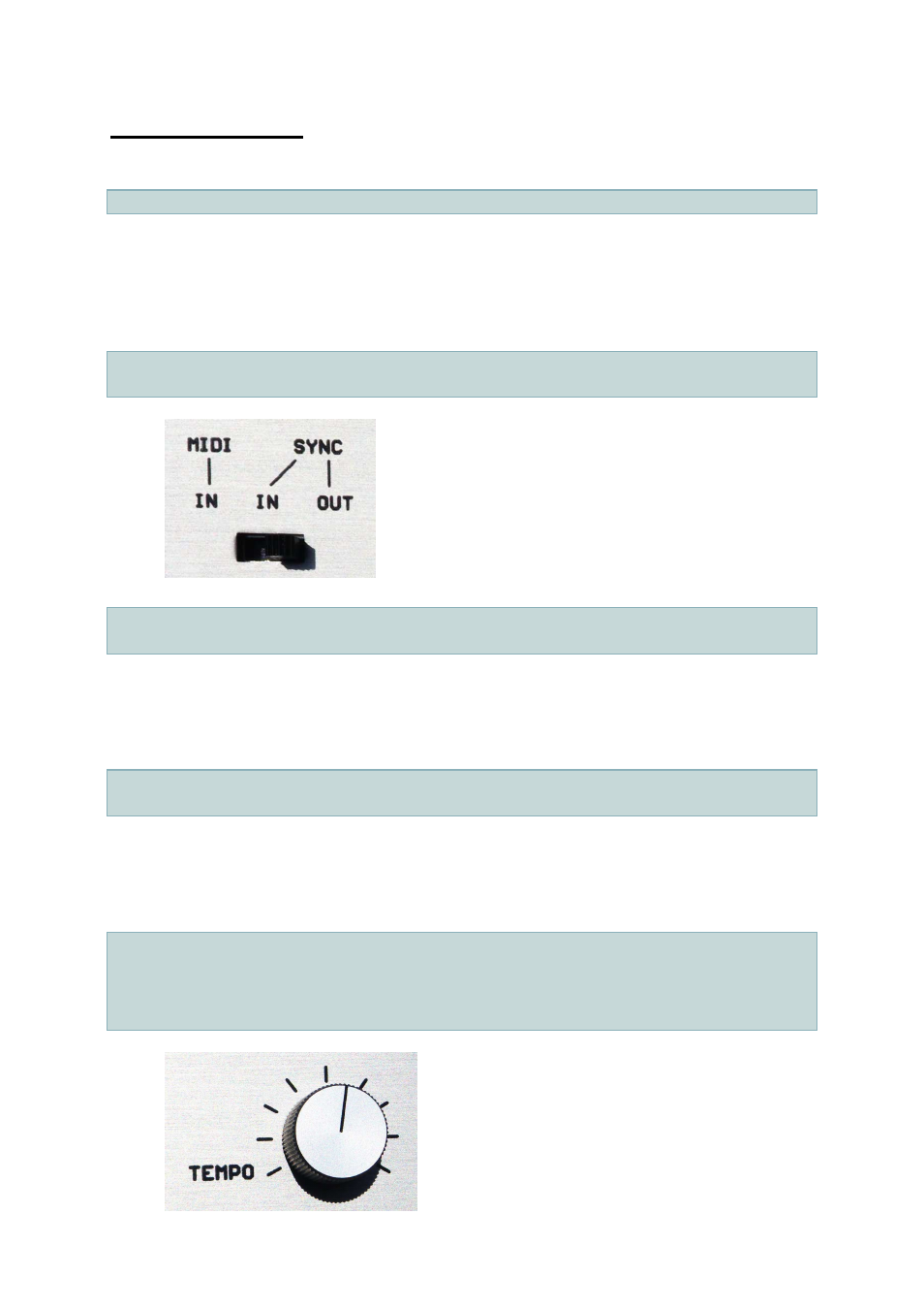 Synchronisation | acidlab Bassline3 User Manual | Page 23 / 27