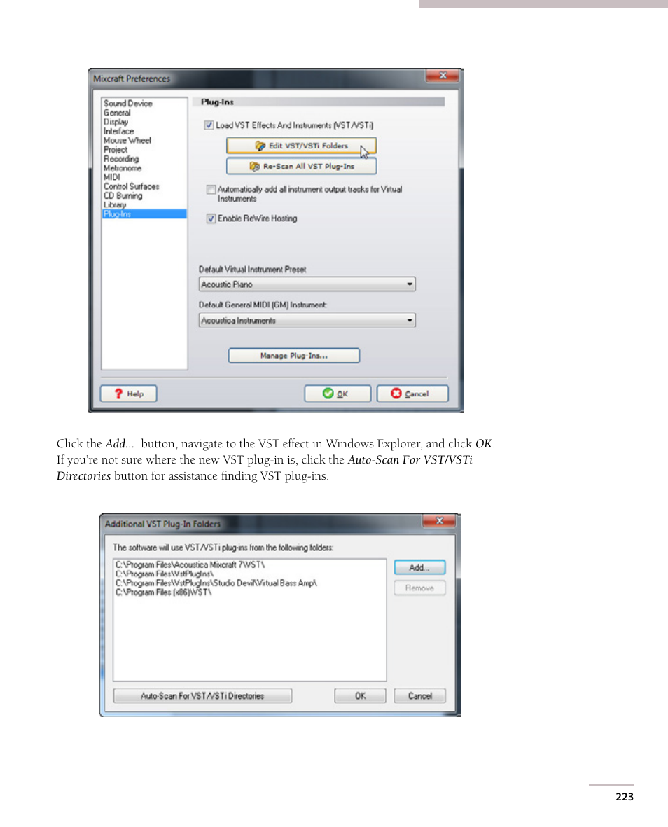 Acoustica Mixcraft 7 User Manual | Page 229 / 381