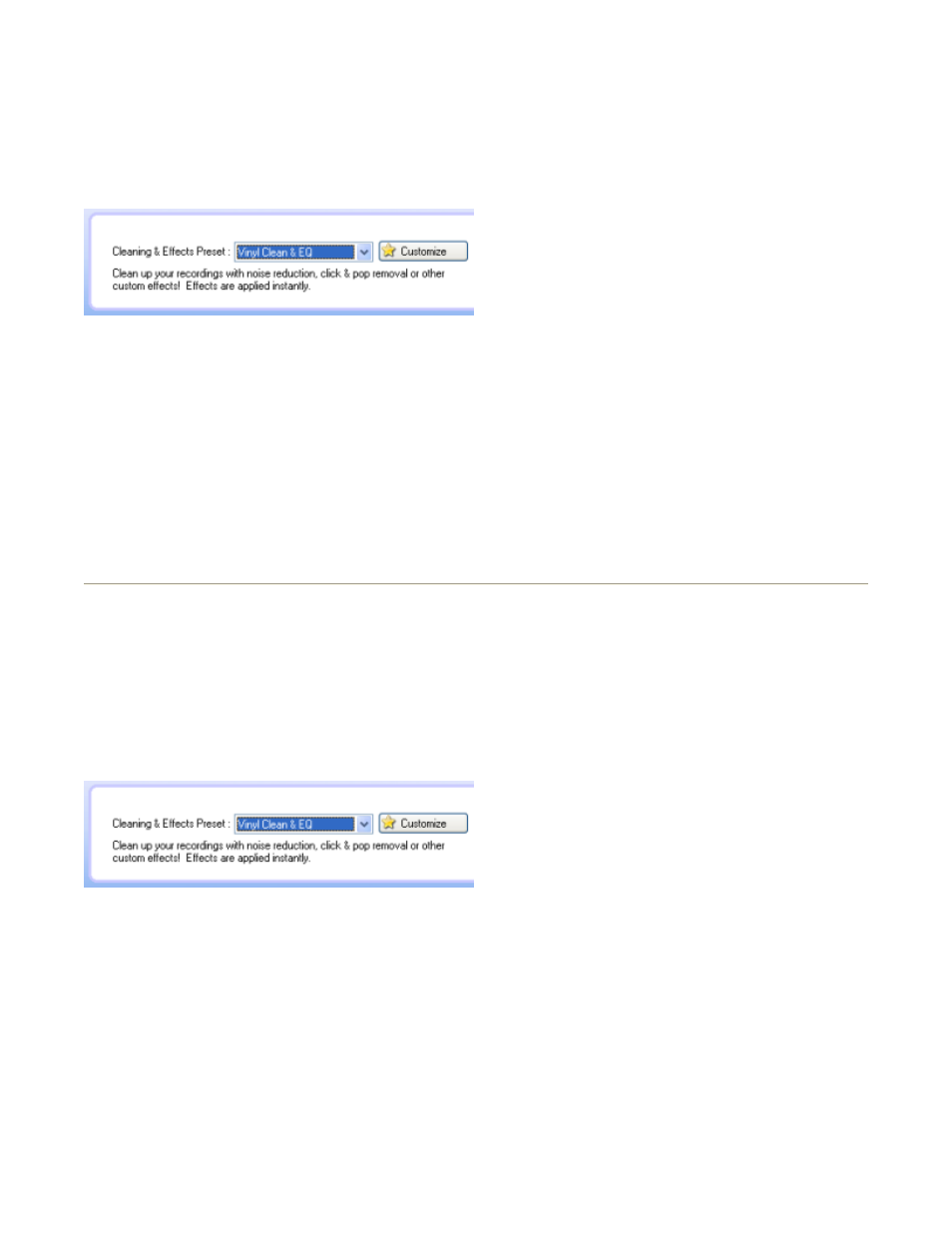Reduce tape noise hiss or hum | Acoustica Spin it Again User Manual | Page 9 / 39
