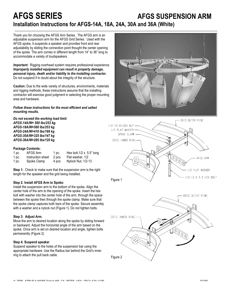 Adaptive Technologies AFGS-36A User Manual | 1 page