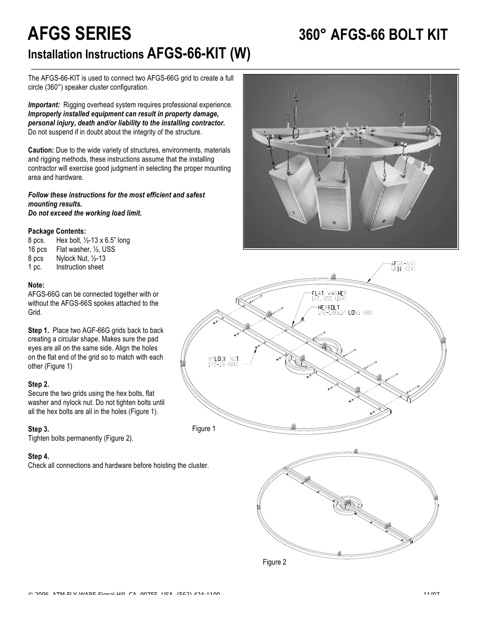 Adaptive Technologies AFGS-66-KIT User Manual | 1 page