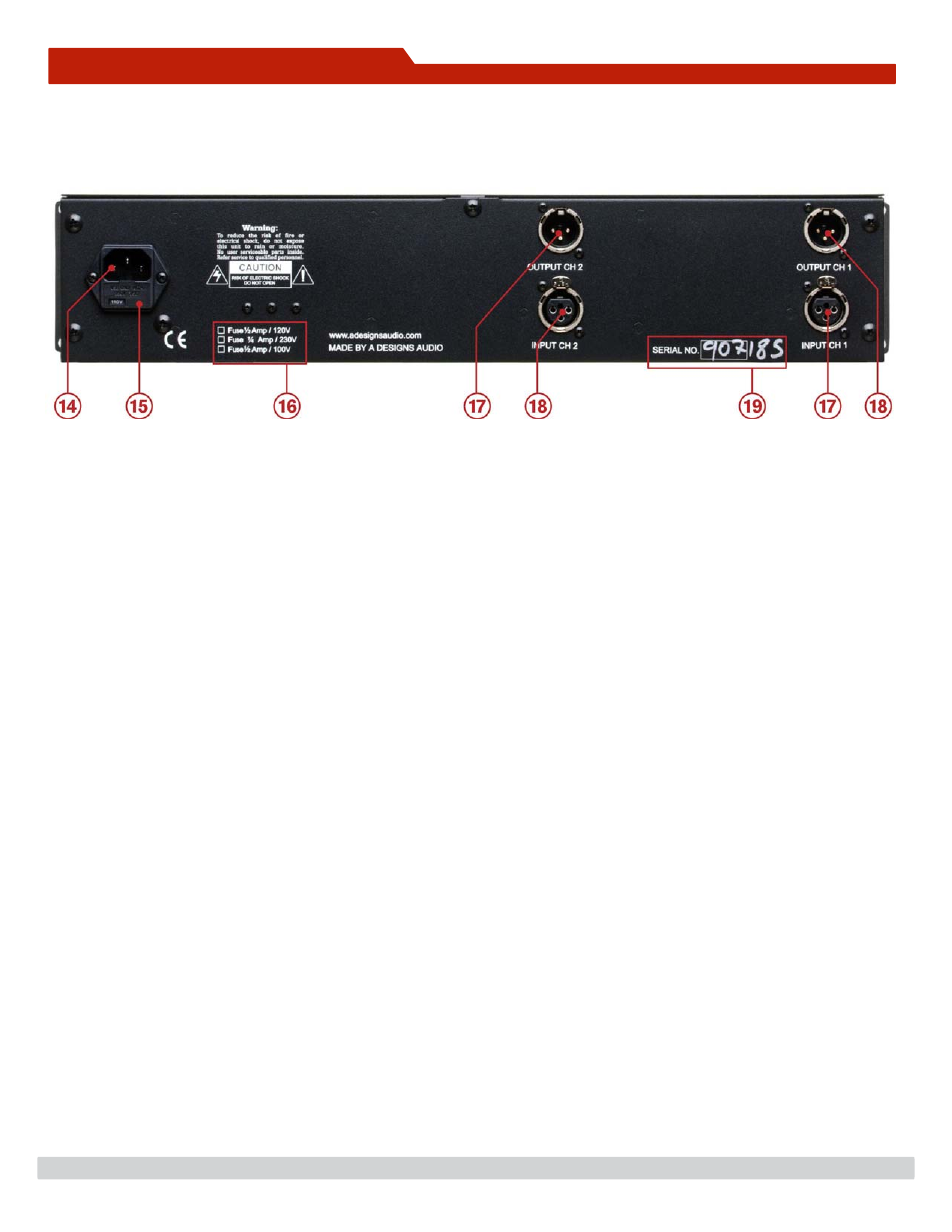 Functions (continued), Back | A-Designs HM2 NAIL User Manual | Page 7 / 9