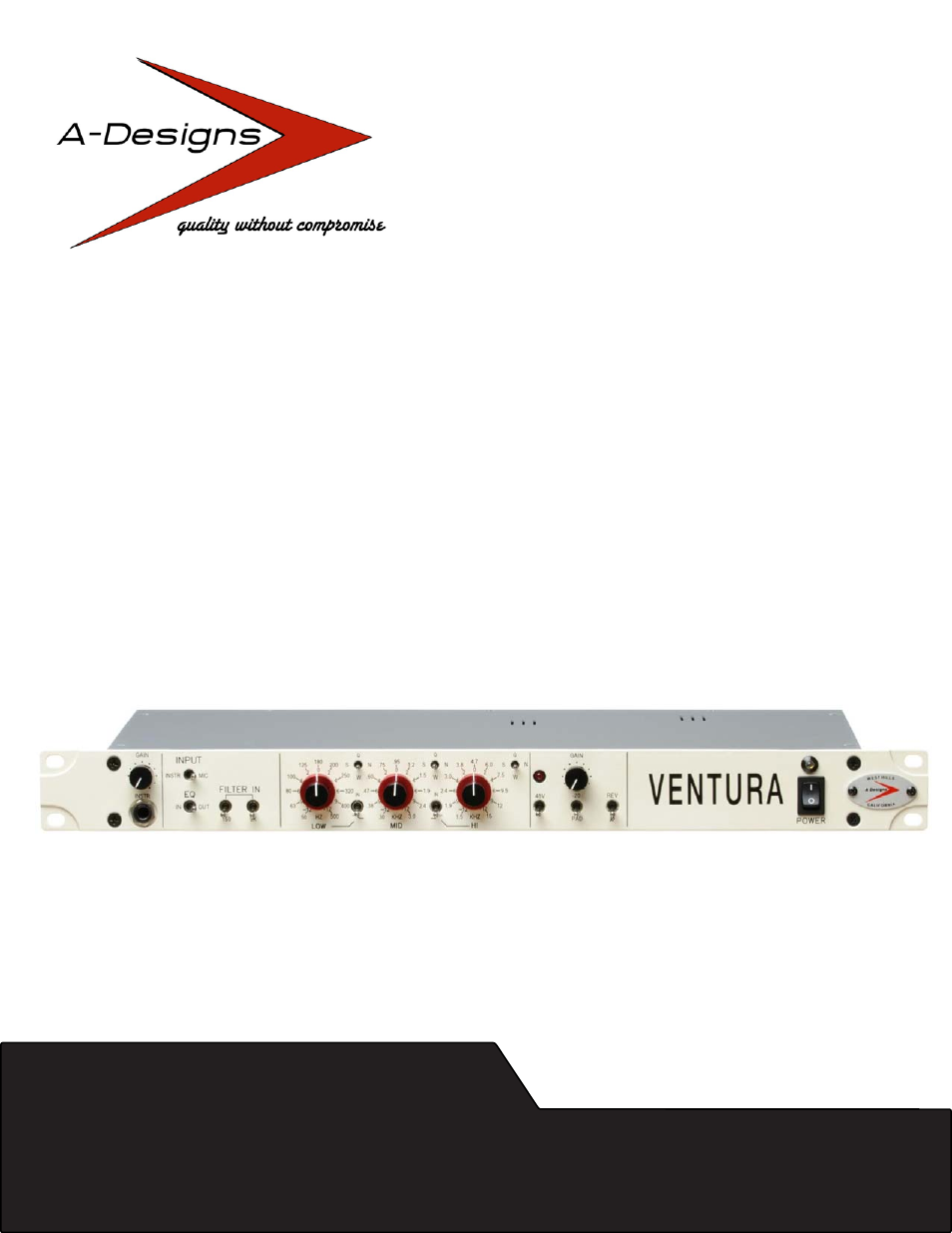 A-Designs JM 3001 VENTURA User Manual | 10 pages