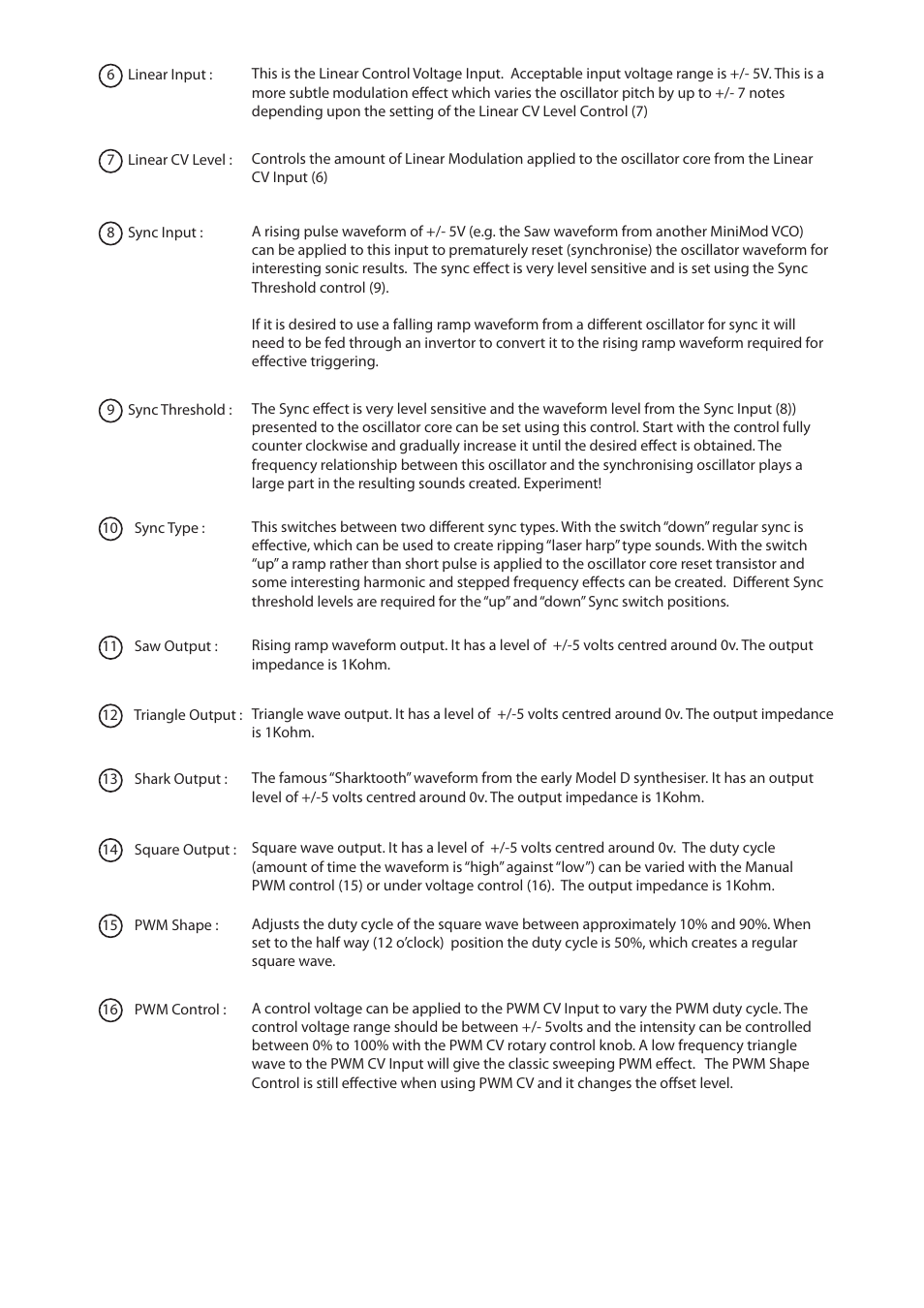 AJH Synth MiniMod VCO User Manual | Page 3 / 4