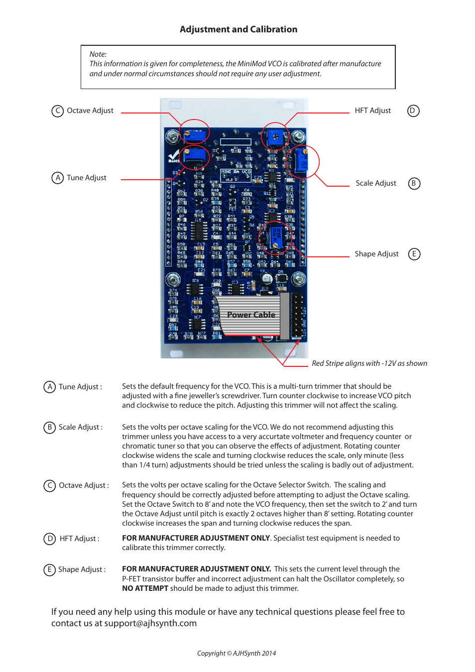 AJH Synth MiniMod VCO User Manual | Page 4 / 4