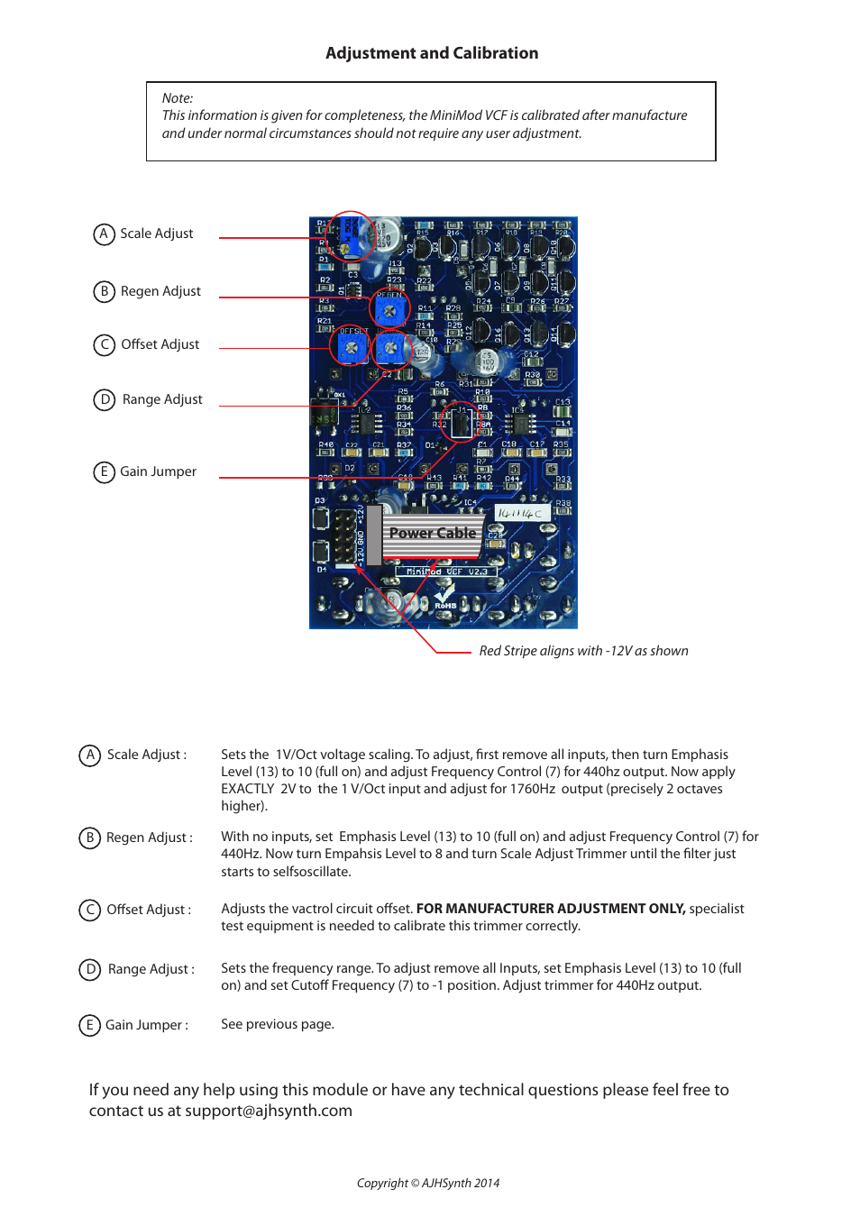 AJH Synth MiniMod VCF User Manual | Page 4 / 4