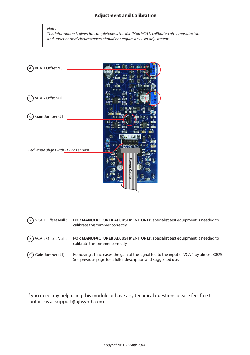 AJH Synth MiniMod VCA User Manual | Page 4 / 4