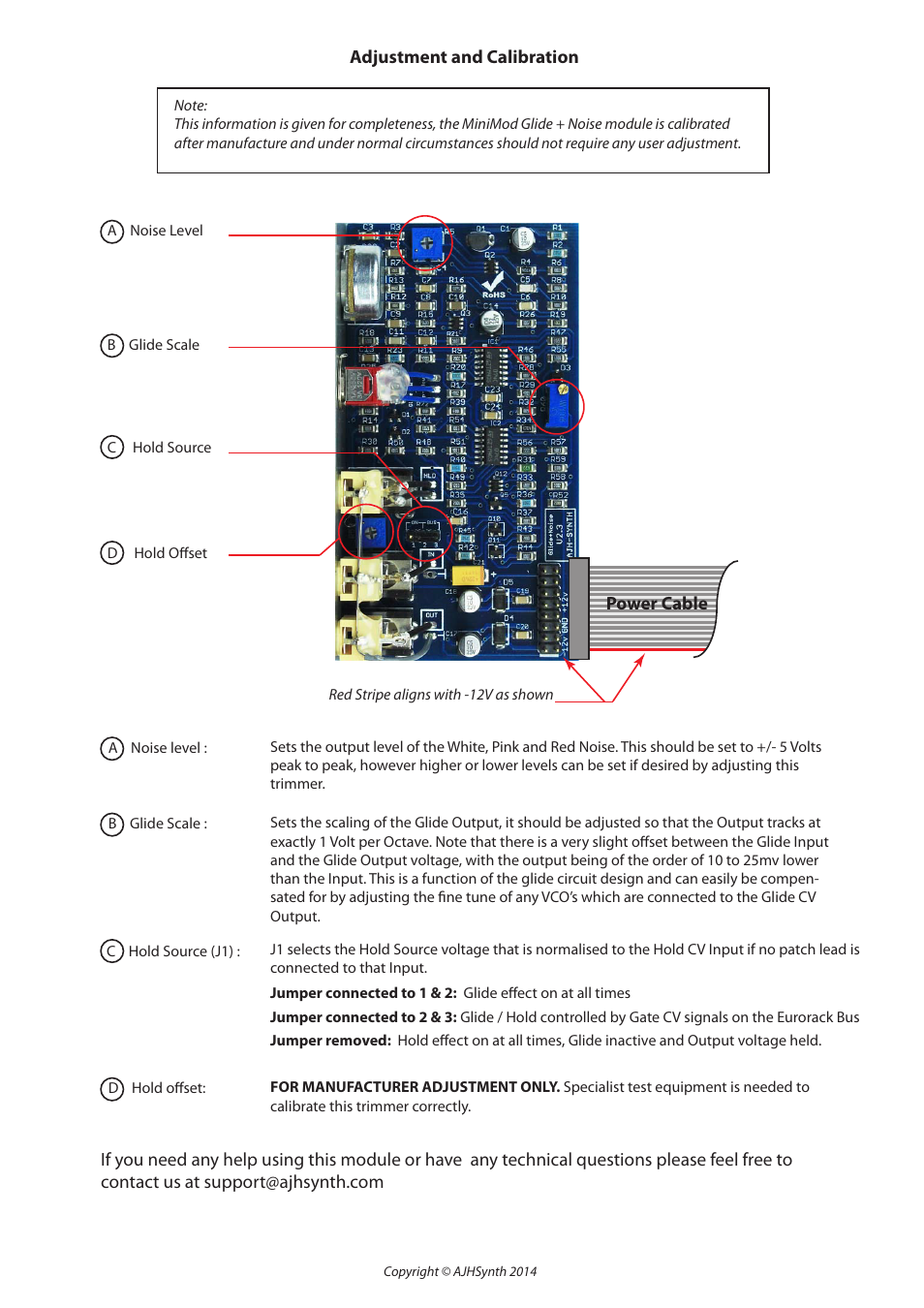 AJH Synth MiniMod Glide & Noise User Manual | Page 4 / 4