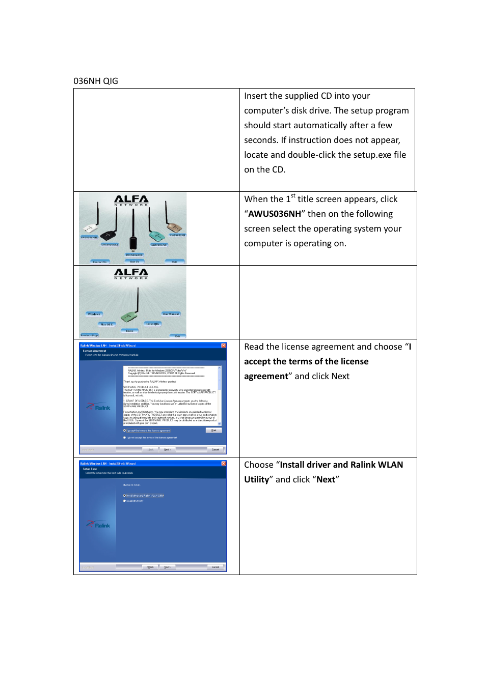ALFA NETWORK AWUS051NH User Manual | 3 pages