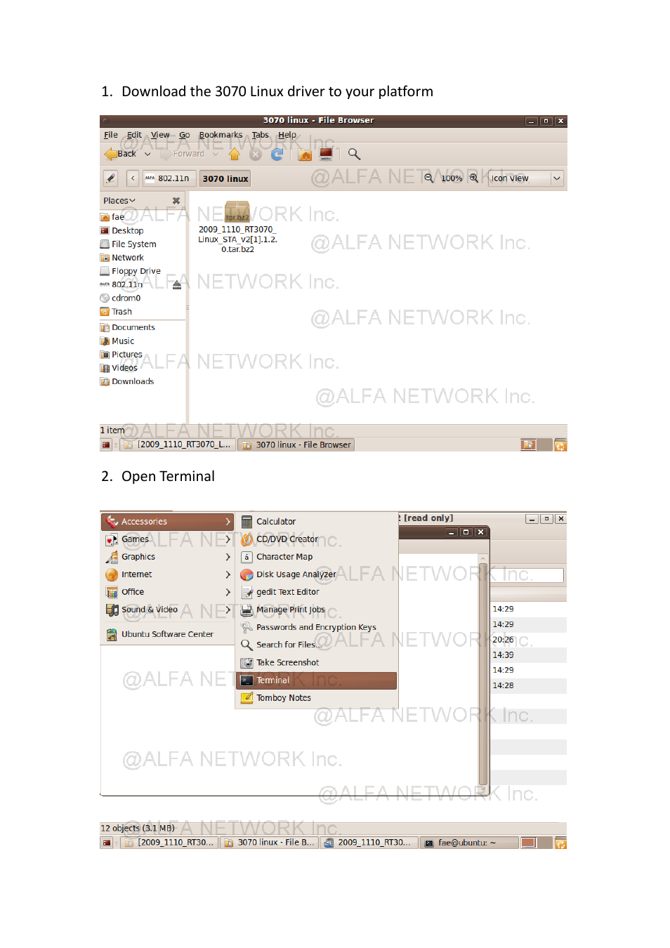 ALFA NETWORK AWUS036NH User Manual | 3 pages
