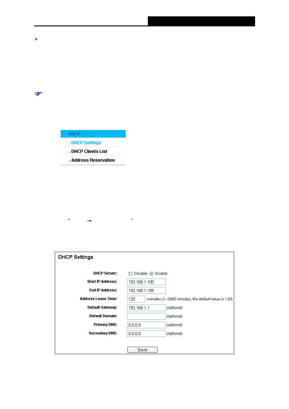 Dhcp, Dhcp settings, 7 dhcp | ALFA NETWORK AIP-W411 User Manual | Page 49 / 105