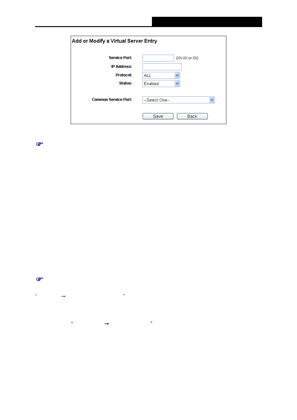 Port triggering | ALFA NETWORK AIP-W411 User Manual | Page 54 / 105