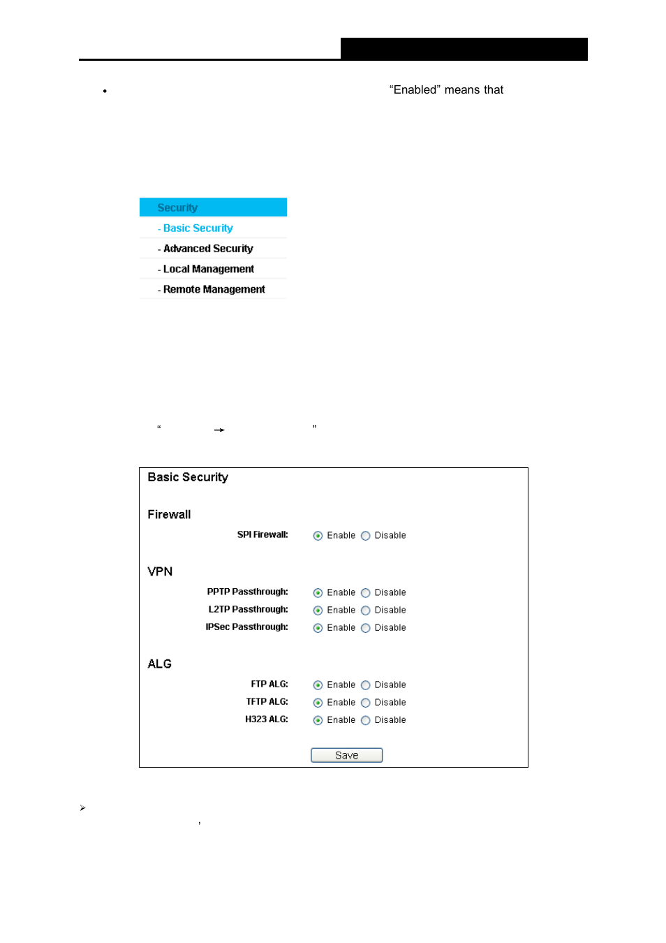 Security, Basic security, 9 security | ALFA NETWORK AIP-W411 User Manual | Page 58 / 105