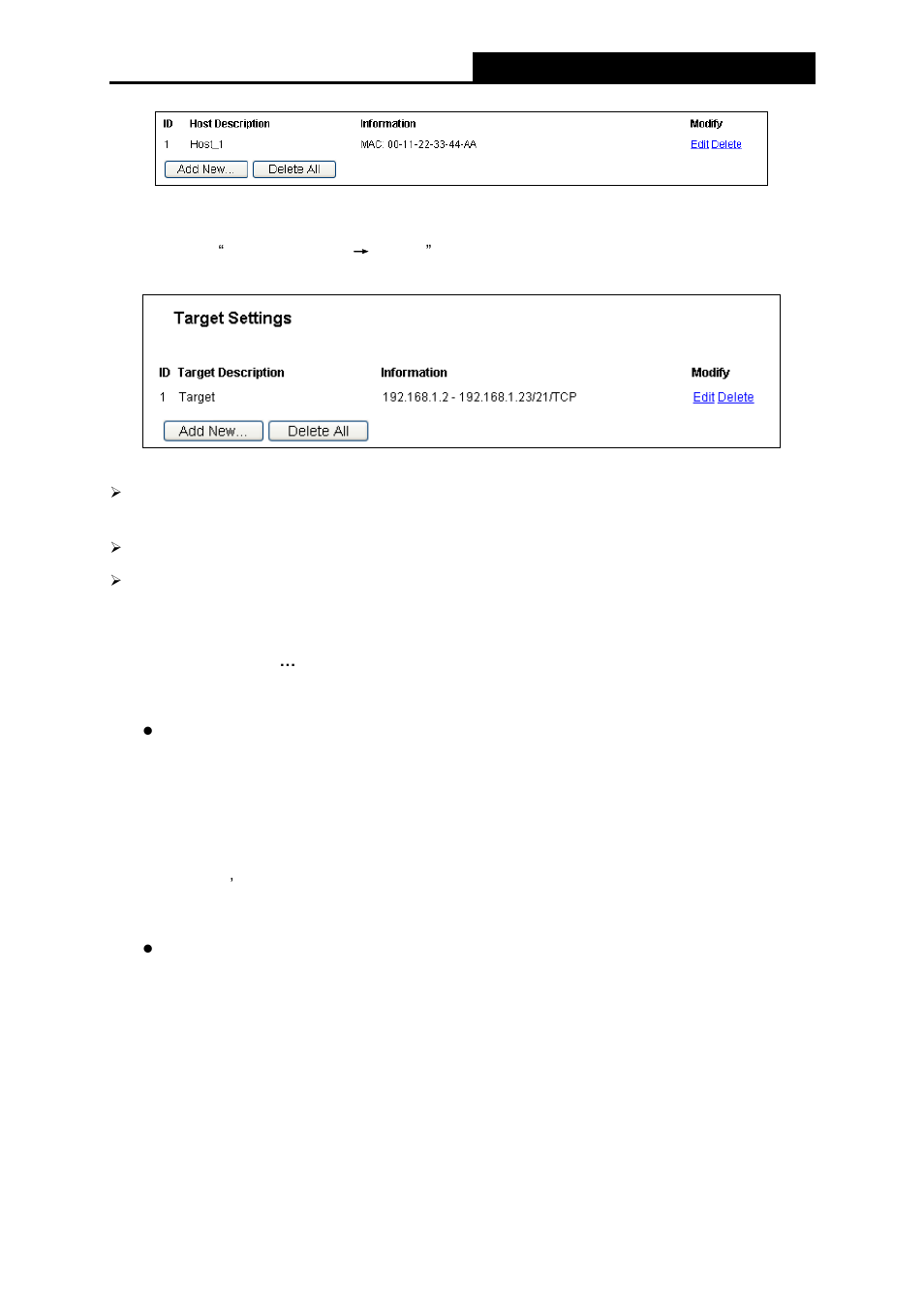 Target | ALFA NETWORK AIP-W411 User Manual | Page 71 / 105