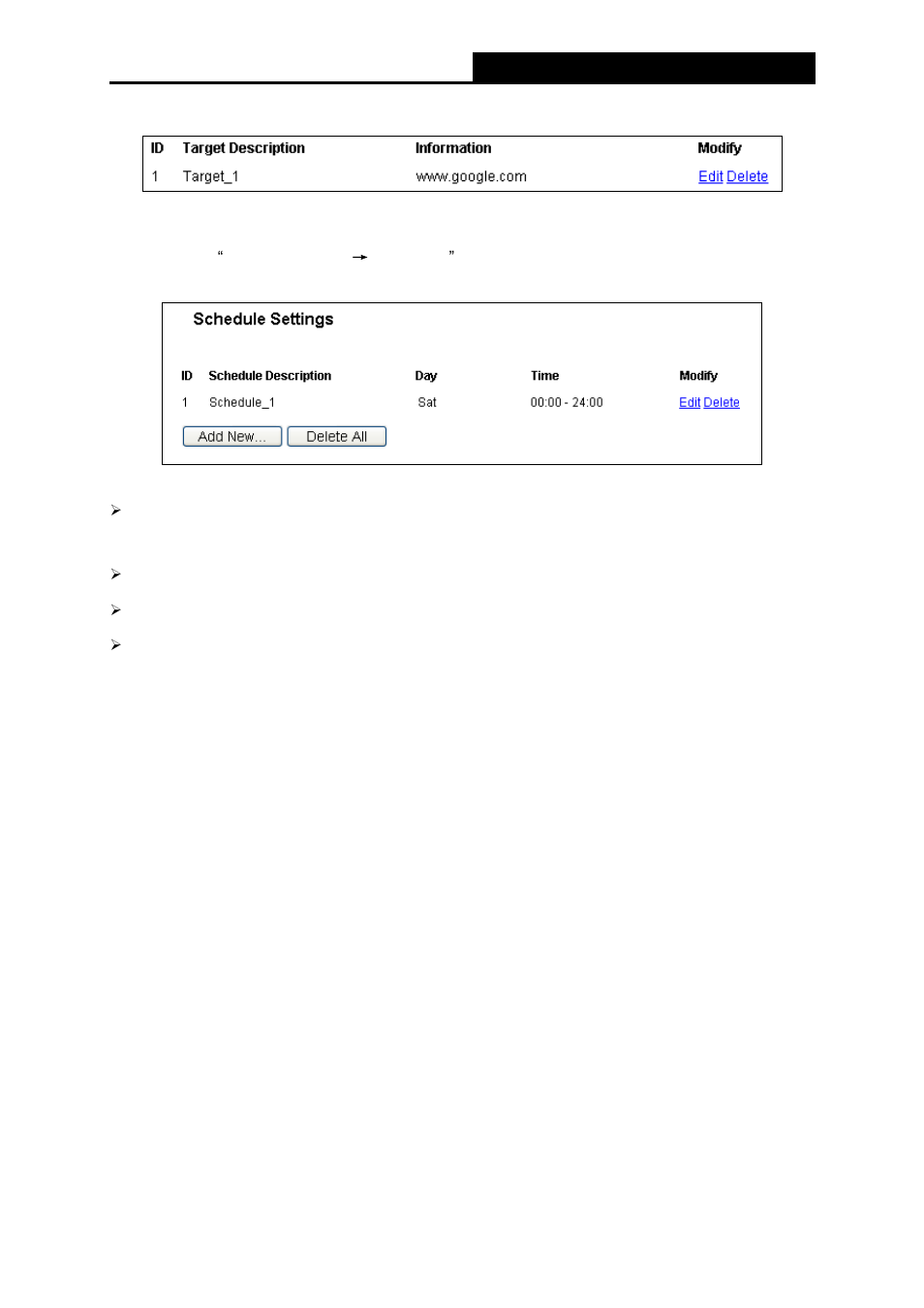 Schedule | ALFA NETWORK AIP-W411 User Manual | Page 73 / 105