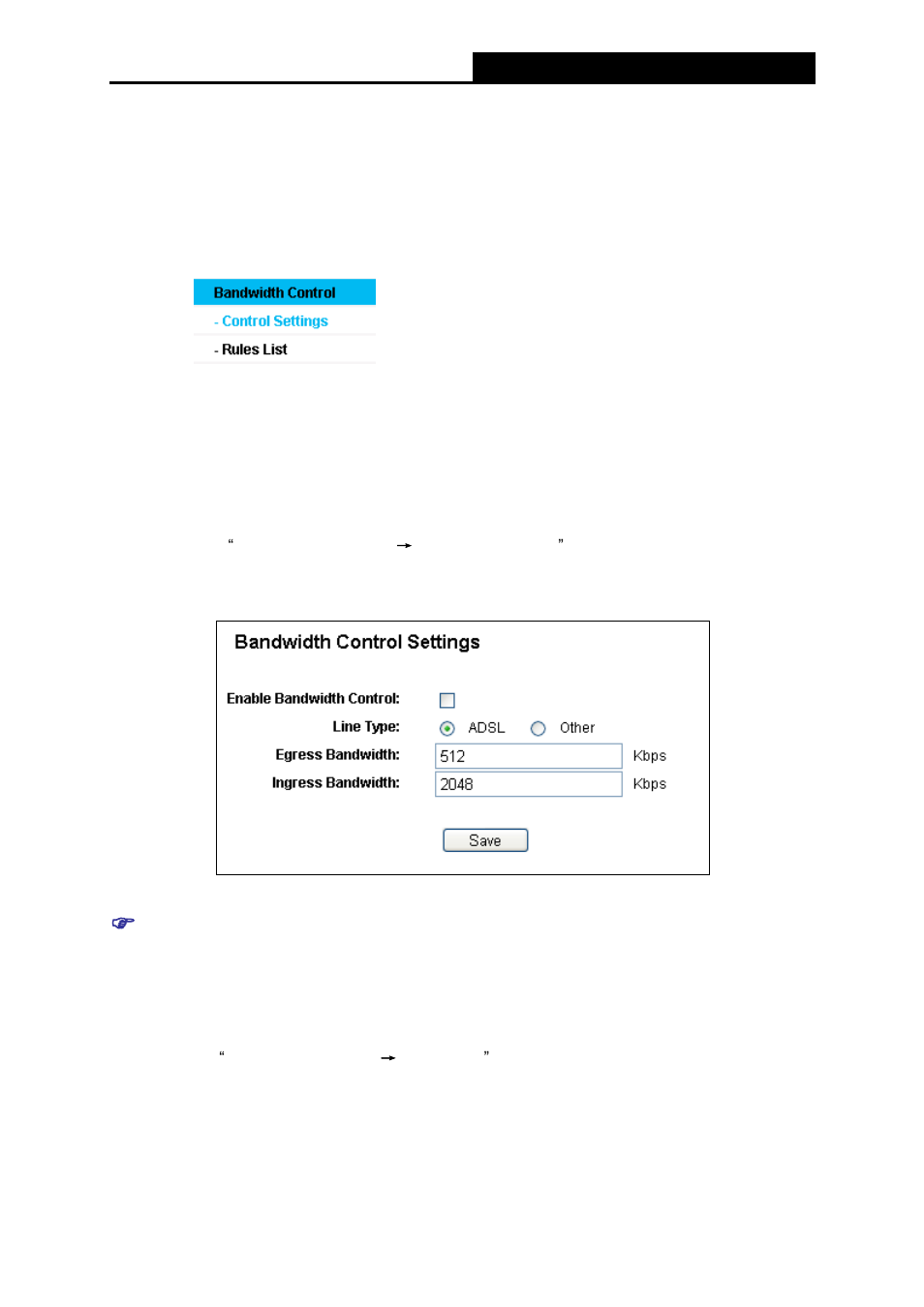 Bandwidth control, Control settings, Rules list | 13 bandwidth control | ALFA NETWORK AIP-W411 User Manual | Page 76 / 105