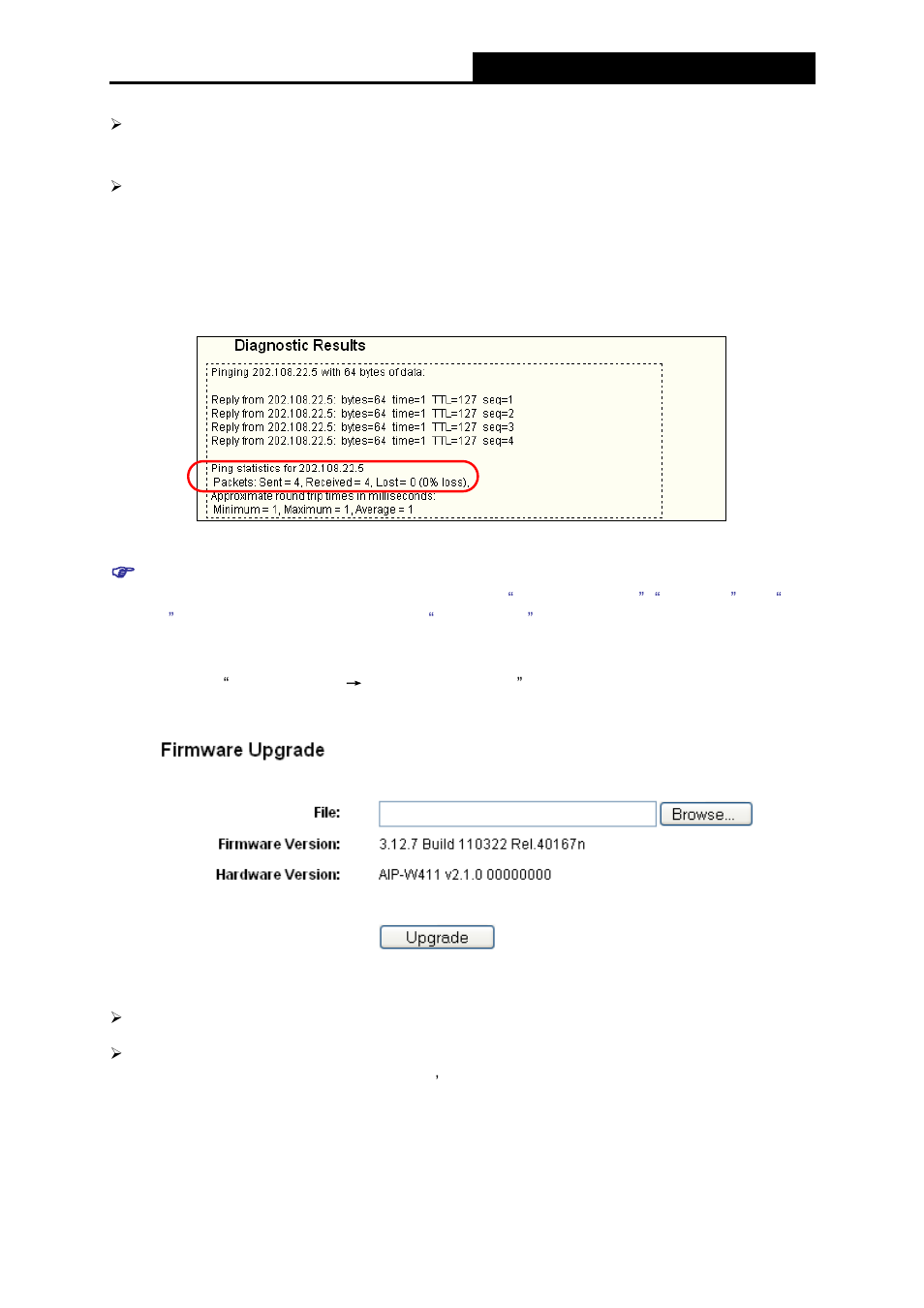 Firmware upgrade | ALFA NETWORK AIP-W411 User Manual | Page 86 / 105