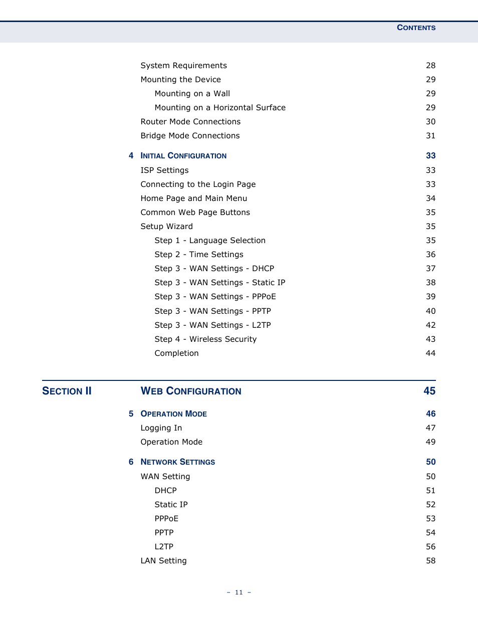 Ii w | ALFA NETWORK AIP-W502 User Manual | Page 6 / 115