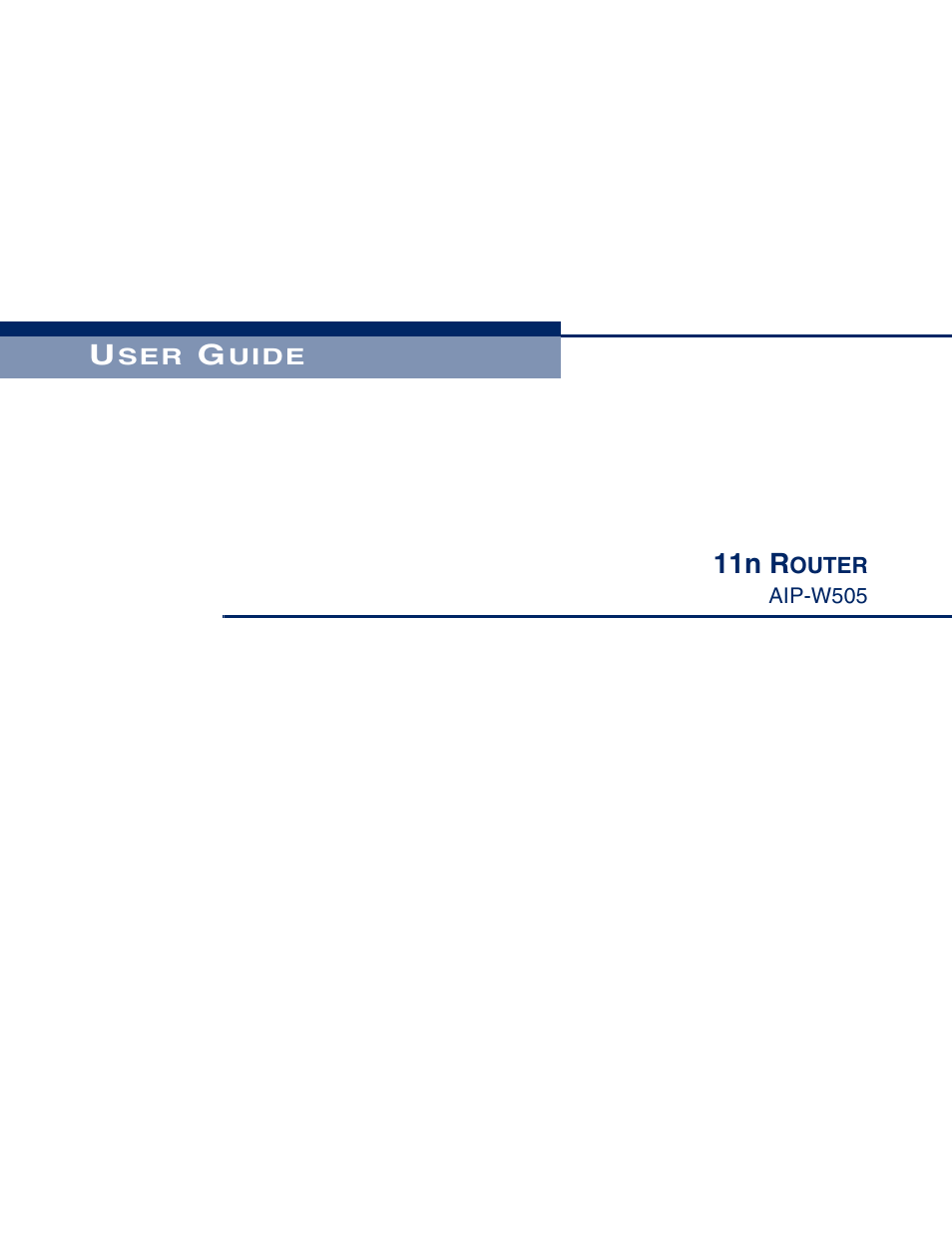 ALFA NETWORK AIP-W505 User Manual | 135 pages