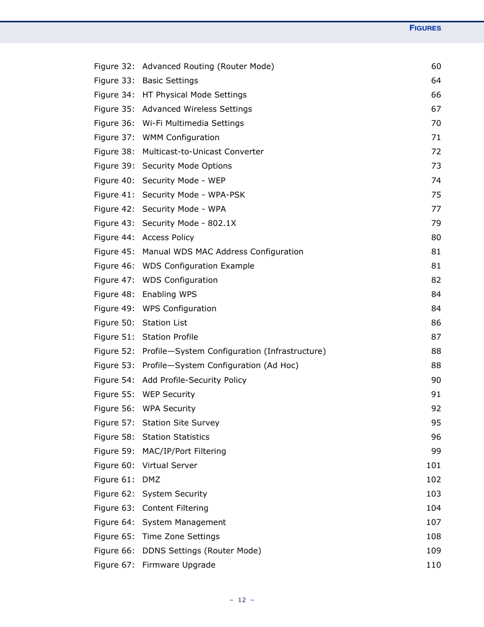 ALFA NETWORK AIP-W505 User Manual | Page 12 / 135