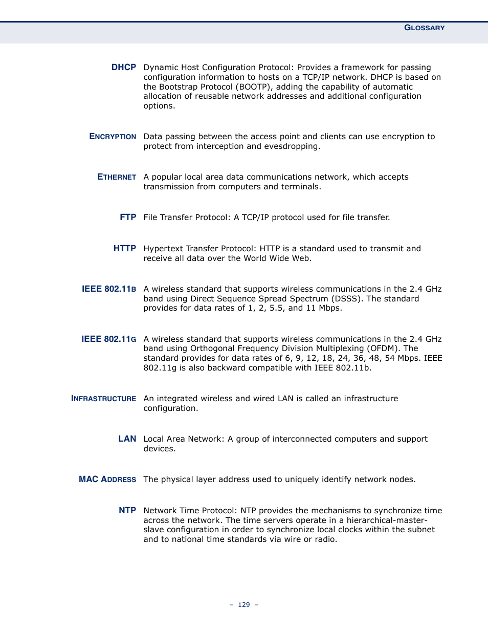 ALFA NETWORK AIP-W505 User Manual | Page 129 / 135