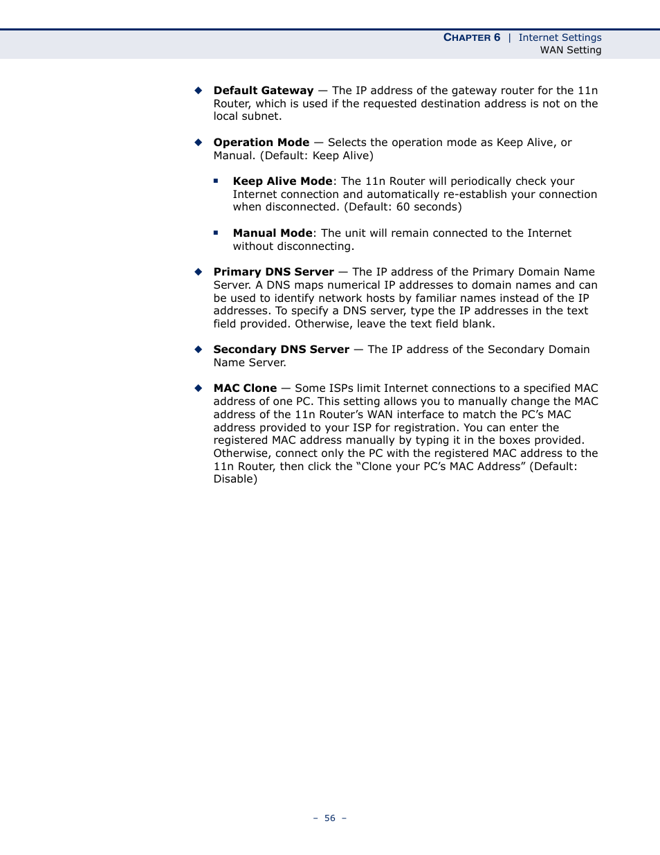 ALFA NETWORK AIP-W505 User Manual | Page 56 / 135