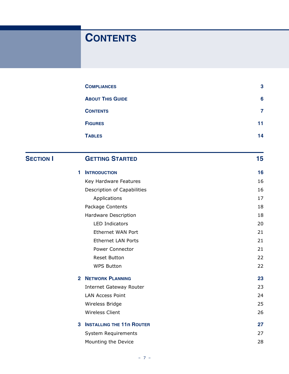 ALFA NETWORK AIP-W505 User Manual | Page 7 / 135