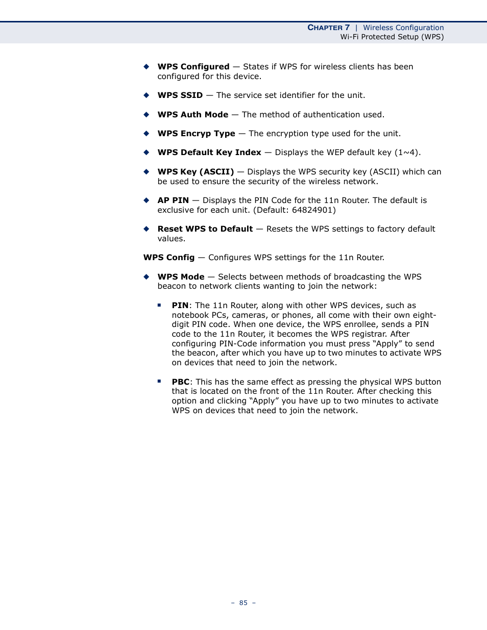ALFA NETWORK AIP-W505 User Manual | Page 85 / 135