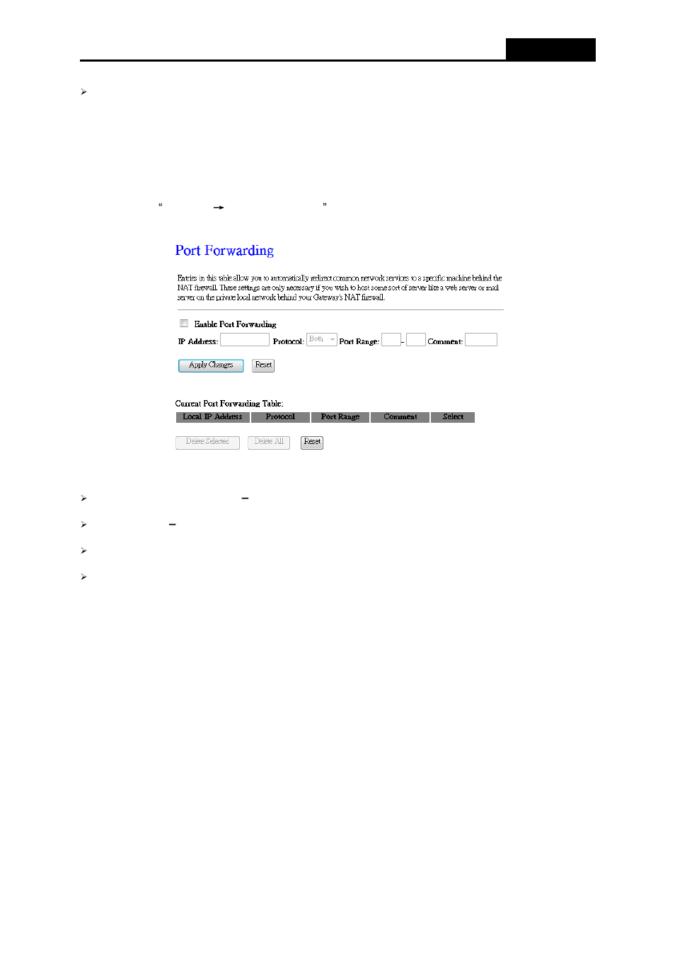 Port forwarding, 4 port forwarding | ALFA NETWORK AIP-W525H User Manual | Page 51 / 69