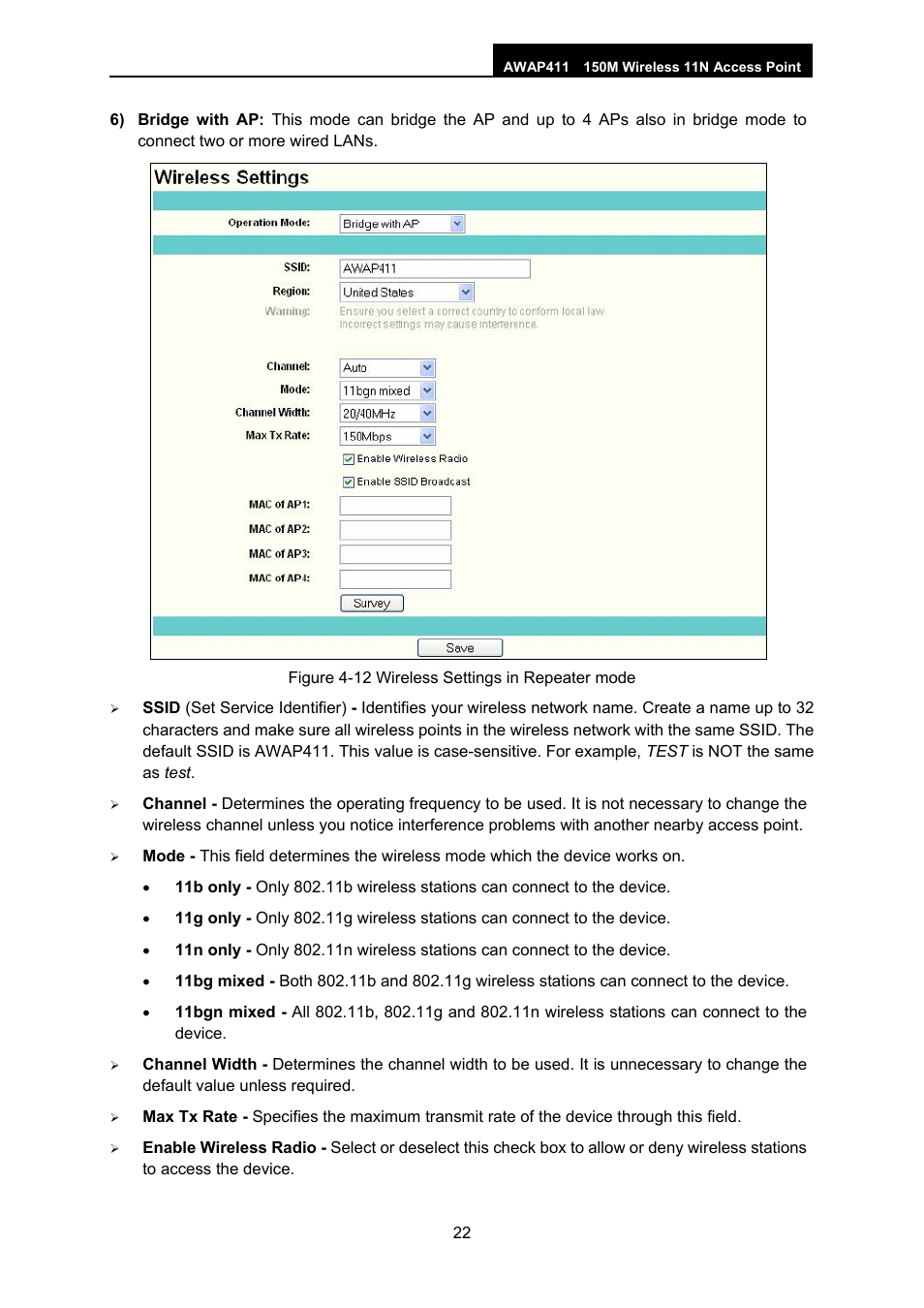 ALFA NETWORK AWAP411 User Manual | Page 28 / 61