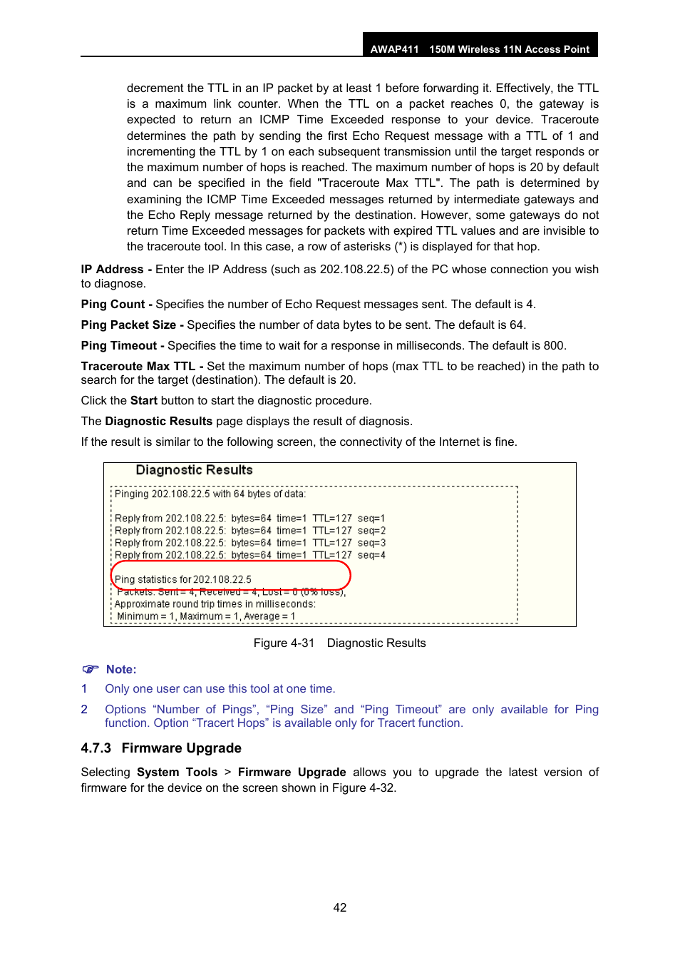 3 firmware upgrade, Firmware upgrade | ALFA NETWORK AWAP411 User Manual | Page 48 / 61