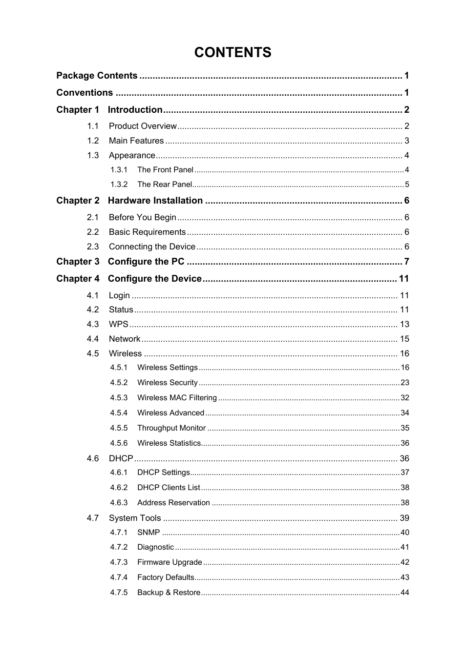 ALFA NETWORK AWAP411 User Manual | Page 5 / 61