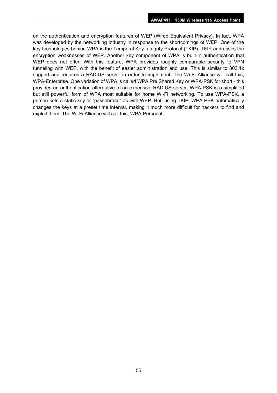 ALFA NETWORK AWAP411 User Manual | Page 61 / 61
