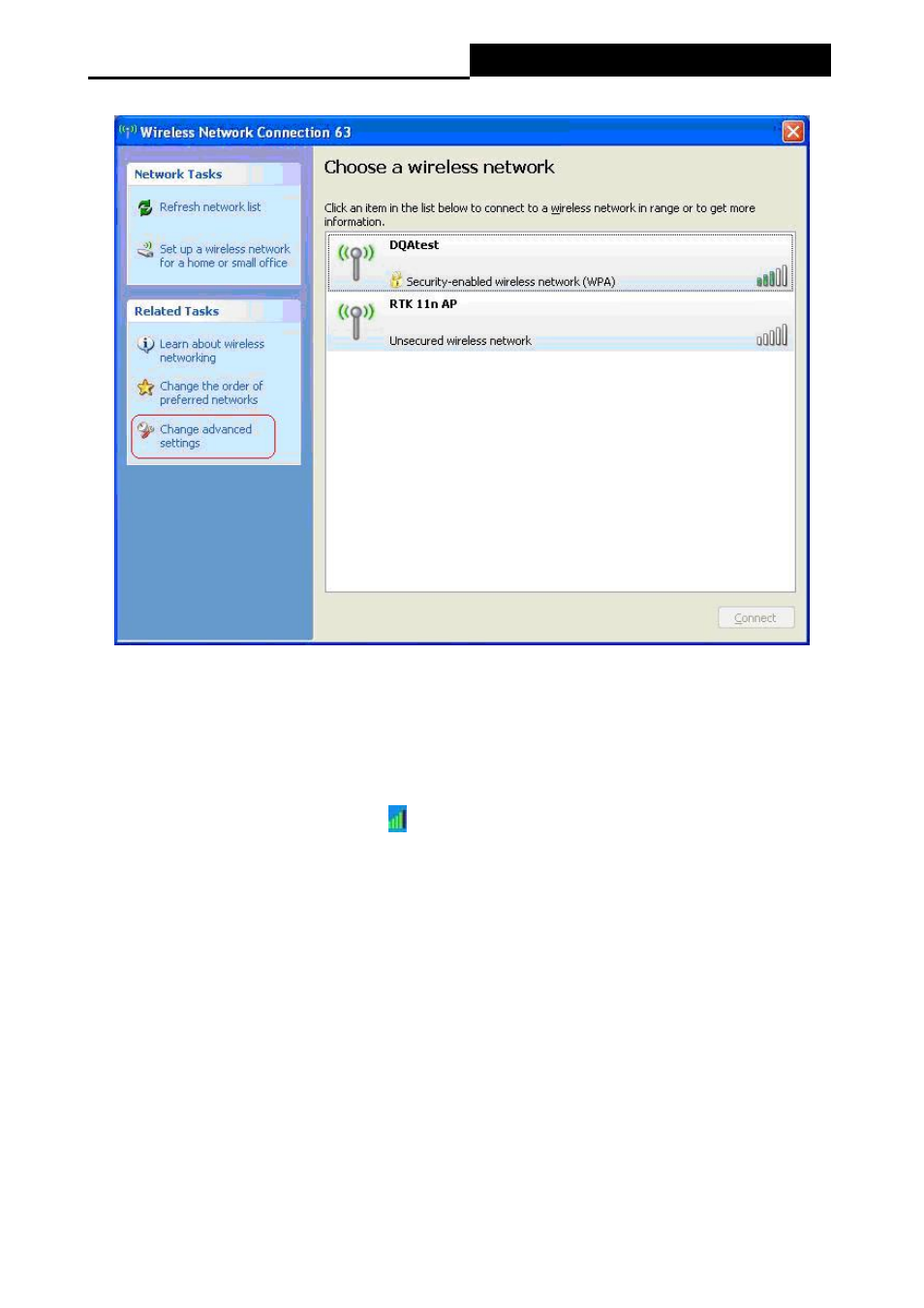 3 to connect with 802.11n wireless lan utility, Wireless 11n usb adapter | ALFA NETWORK AWUS048NH User Manual | Page 15 / 62