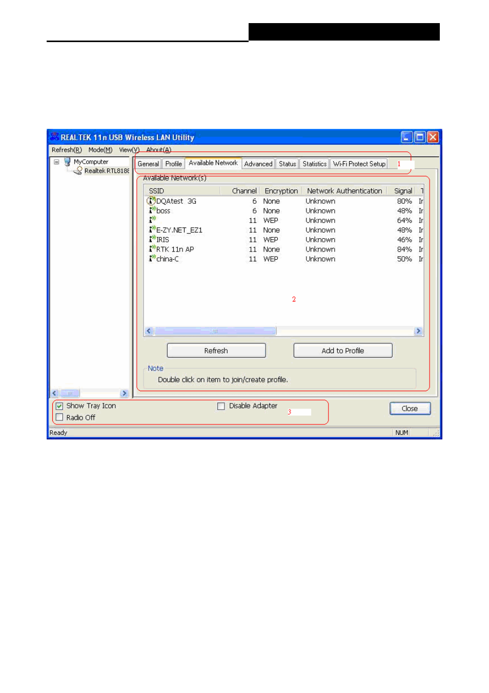 2 introduction to the 802.11n wireless lan utility, 1 interfaces, 2 available network | Wireless 11n usb adapter | ALFA NETWORK AWUS048NH User Manual | Page 16 / 62