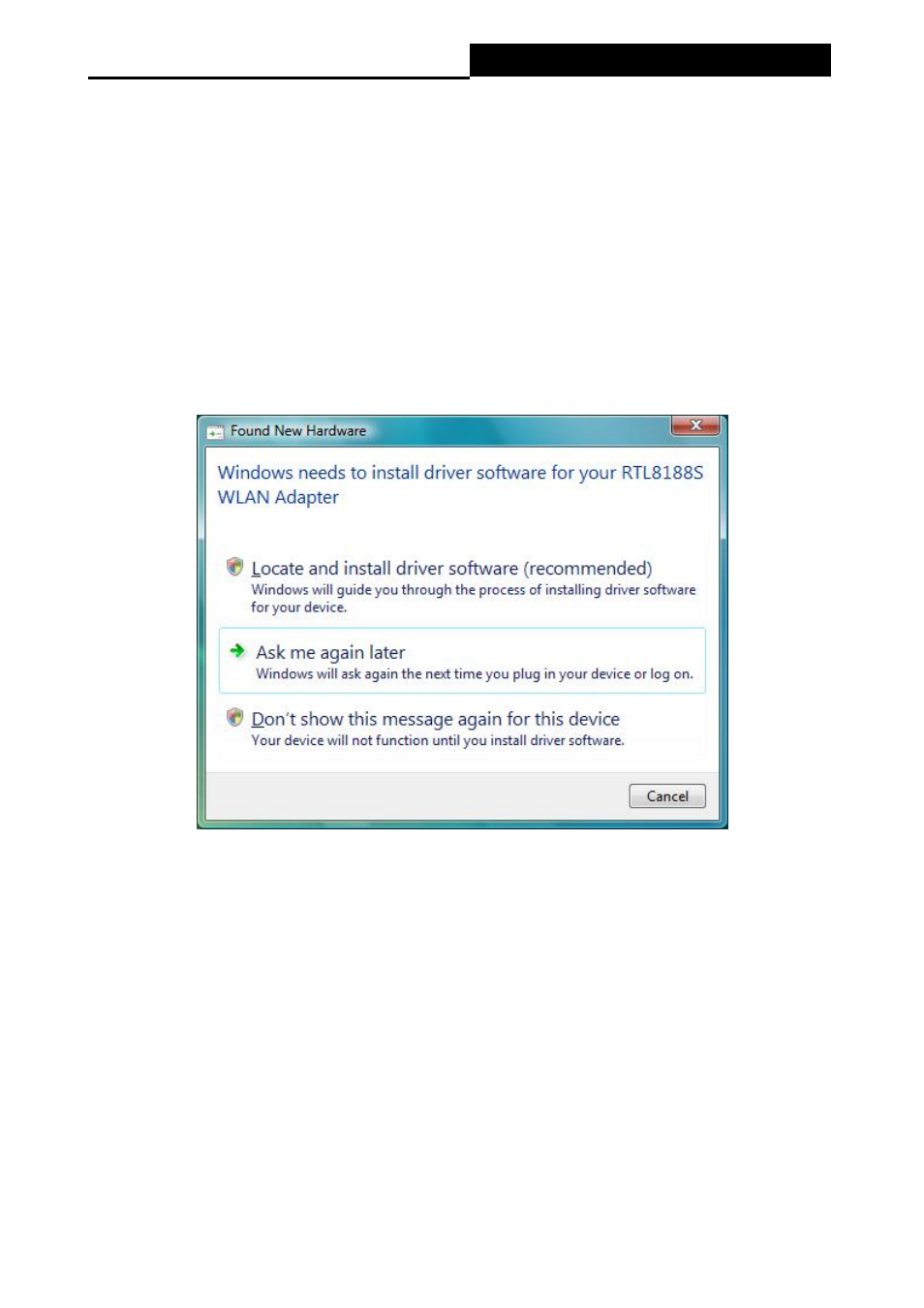 Chapter 4 introduction for vista user, 1 installation, 1 overview | 2 software installation for vista, Chapter 4, Introduction for vista user, Wireless 11n usb adapter | ALFA NETWORK AWUS048NH User Manual | Page 37 / 62