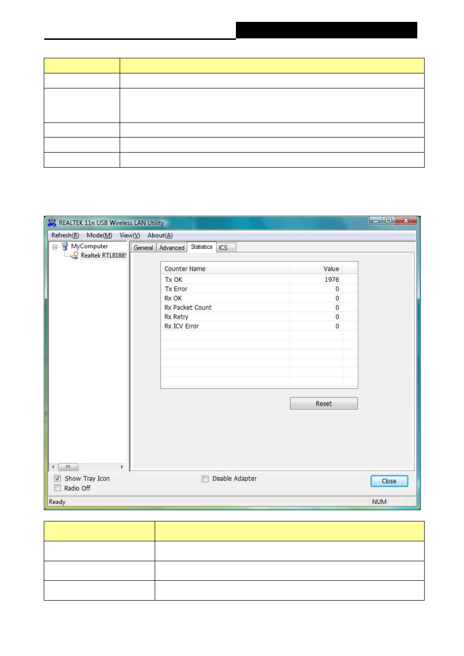 3 statistics, Wireless 11n usb adapter | ALFA NETWORK AWUS048NH User Manual | Page 58 / 62