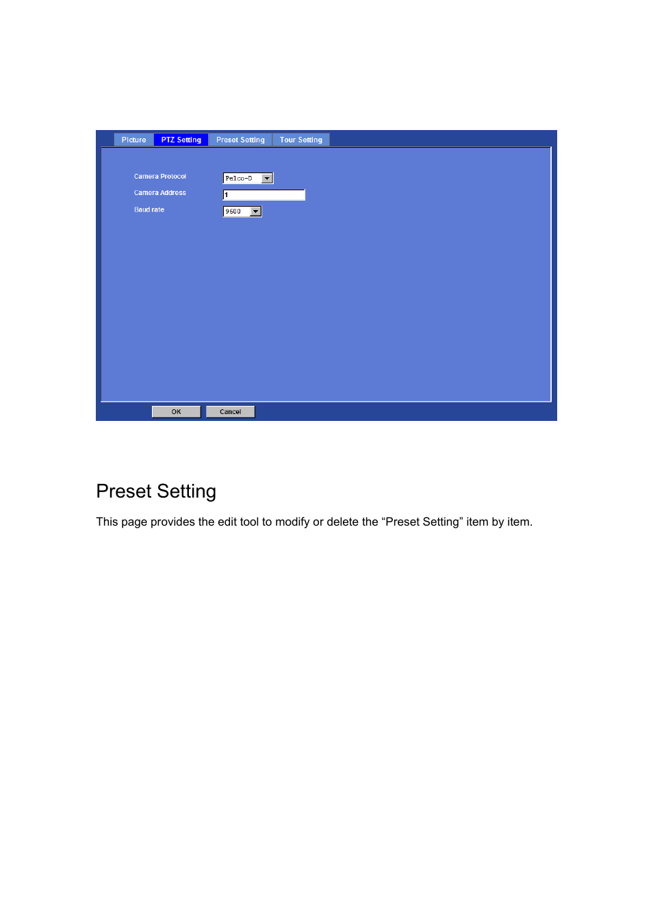 Preset setting | ALFA NETWORK AIPC933D User Manual | Page 40 / 91