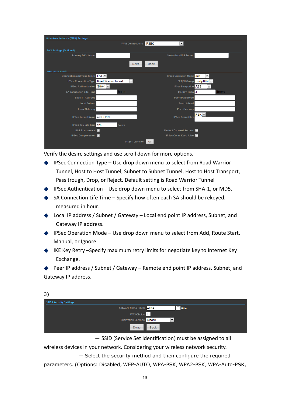 ALFA NETWORK Bridge5-24 User Manual | Page 13 / 45
