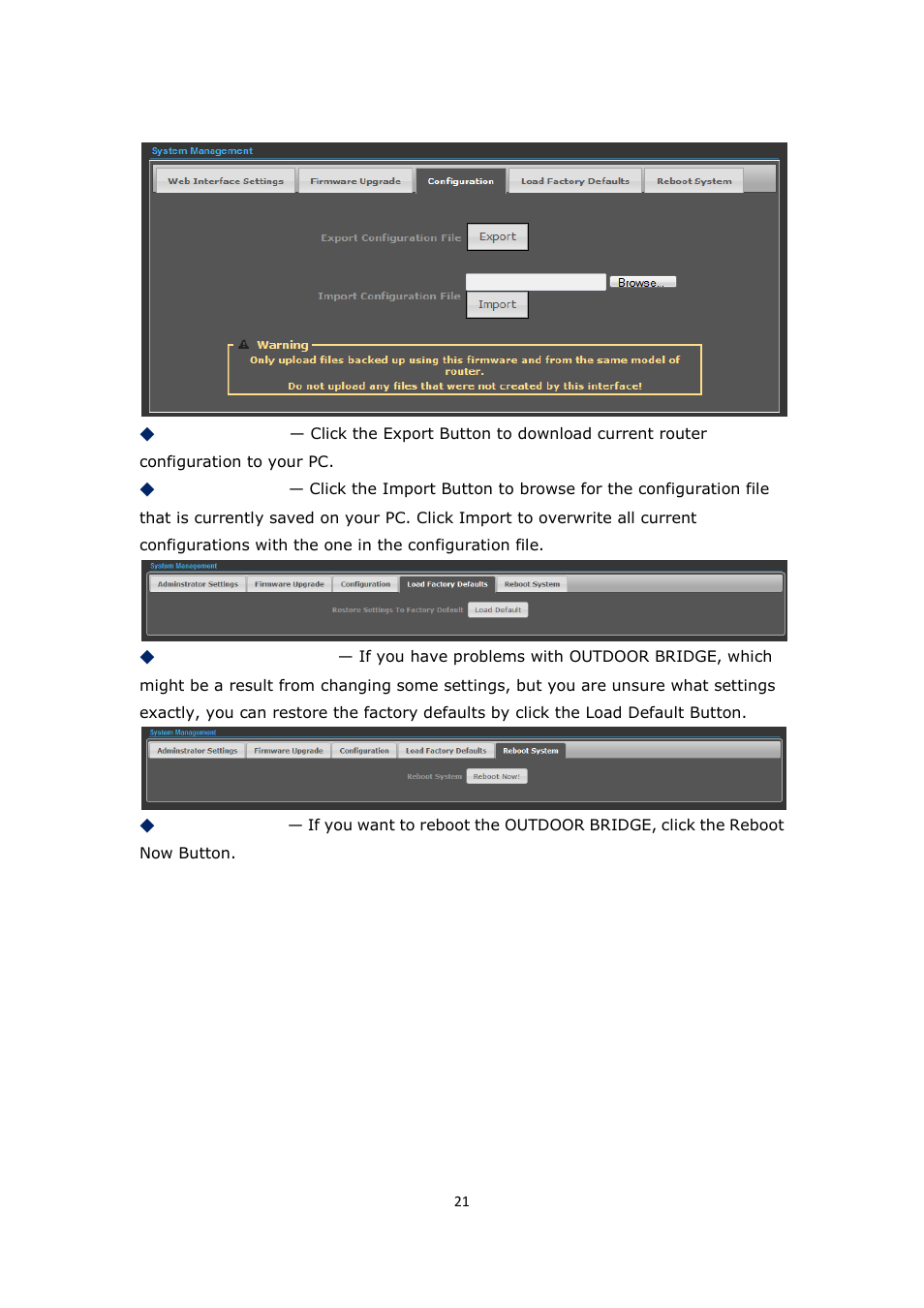 ALFA NETWORK Bridge5-24 User Manual | Page 21 / 45
