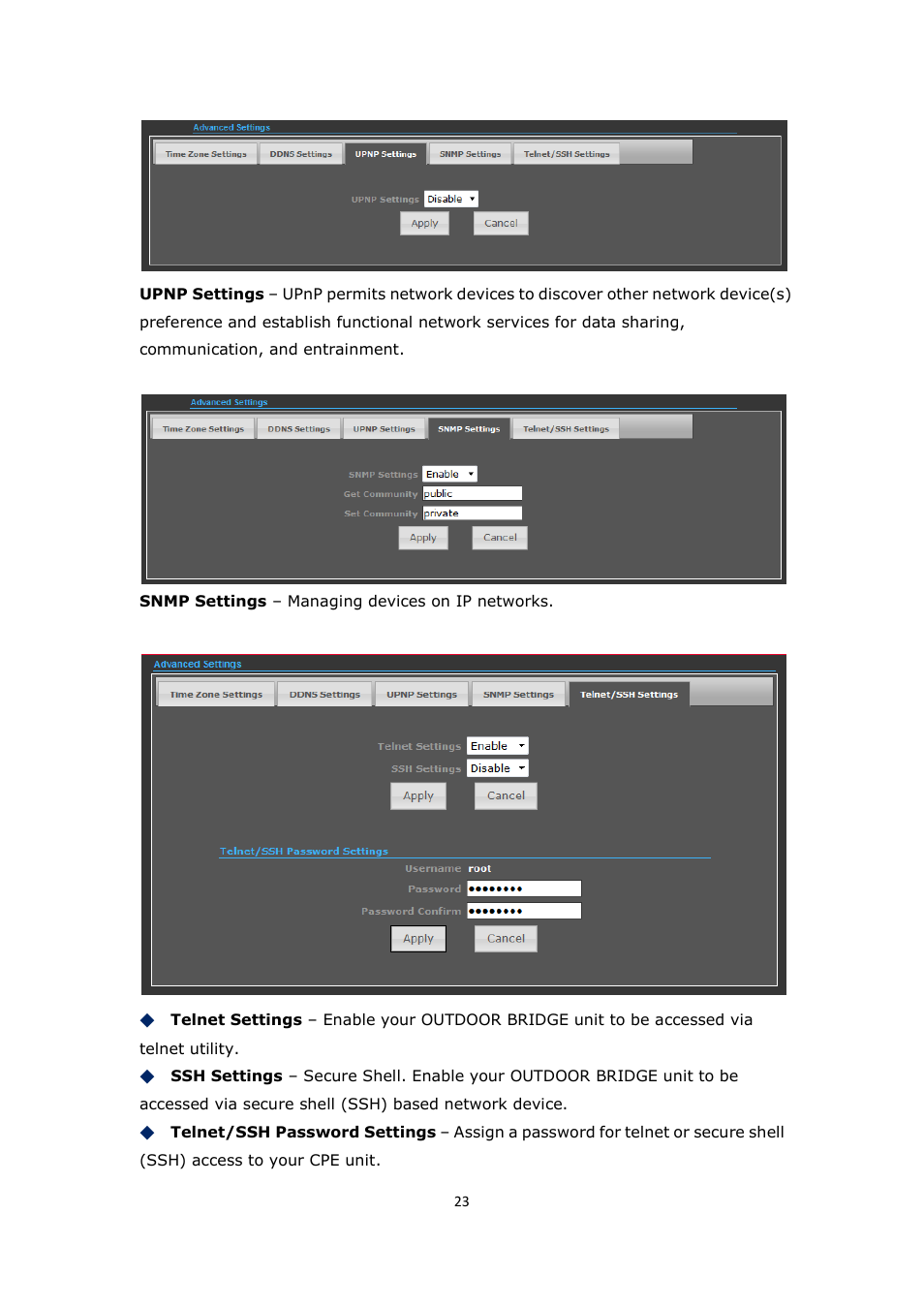 ALFA NETWORK Bridge5-24 User Manual | Page 23 / 45