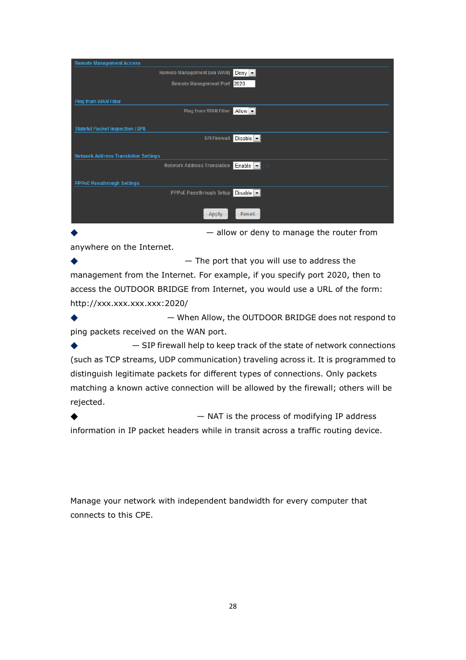 ALFA NETWORK Bridge5-24 User Manual | Page 28 / 45